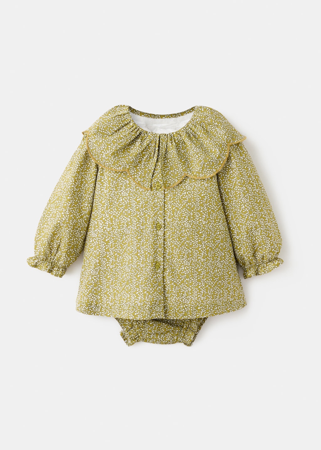 Printed dress and nappy cover