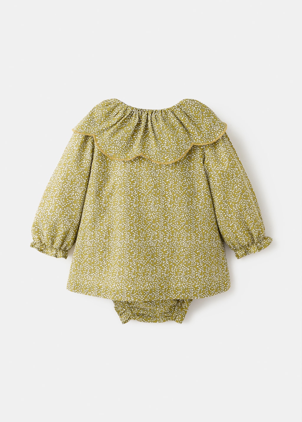 Printed dress and nappy cover