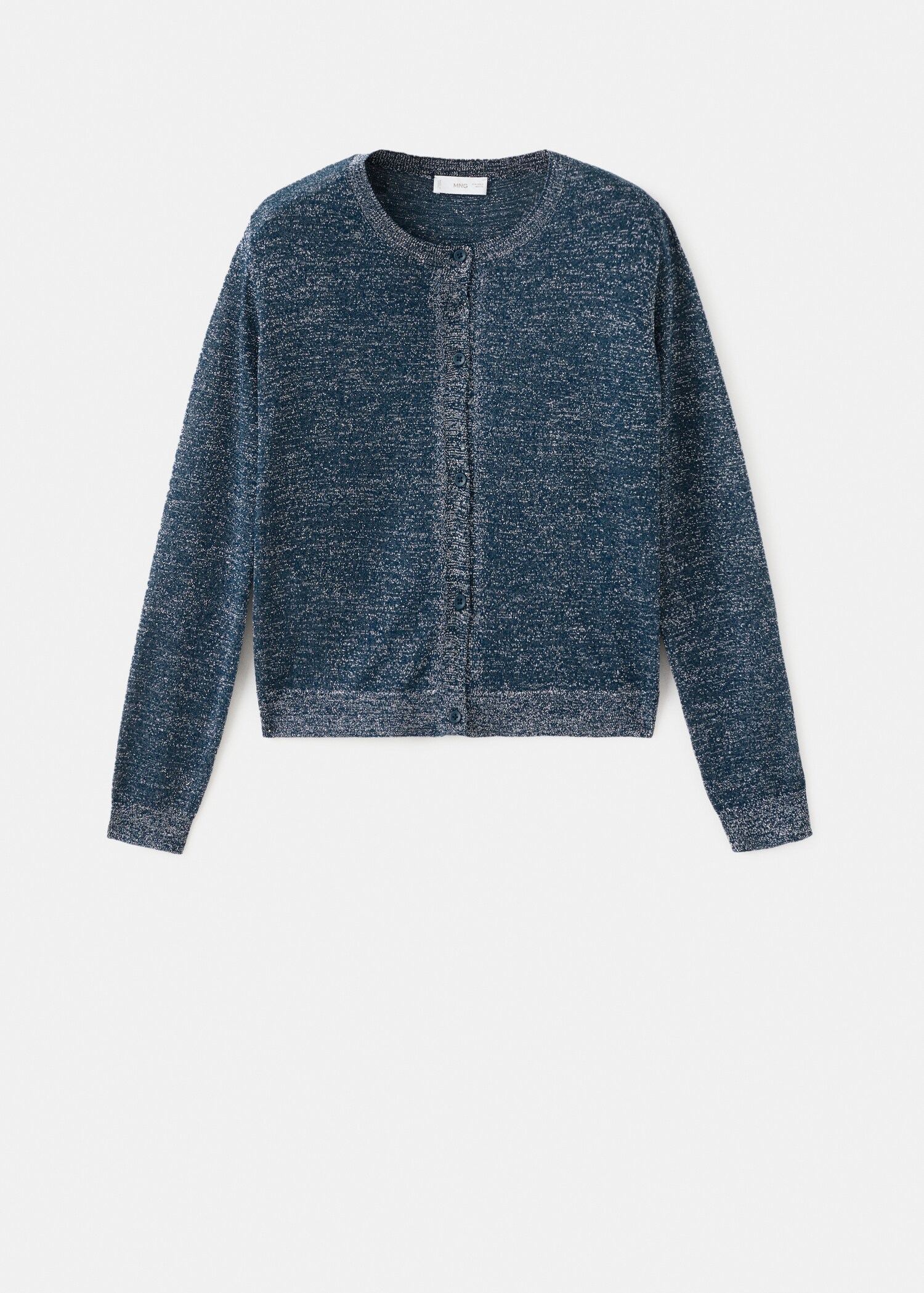 Lurex knitted cardigan - Article without model