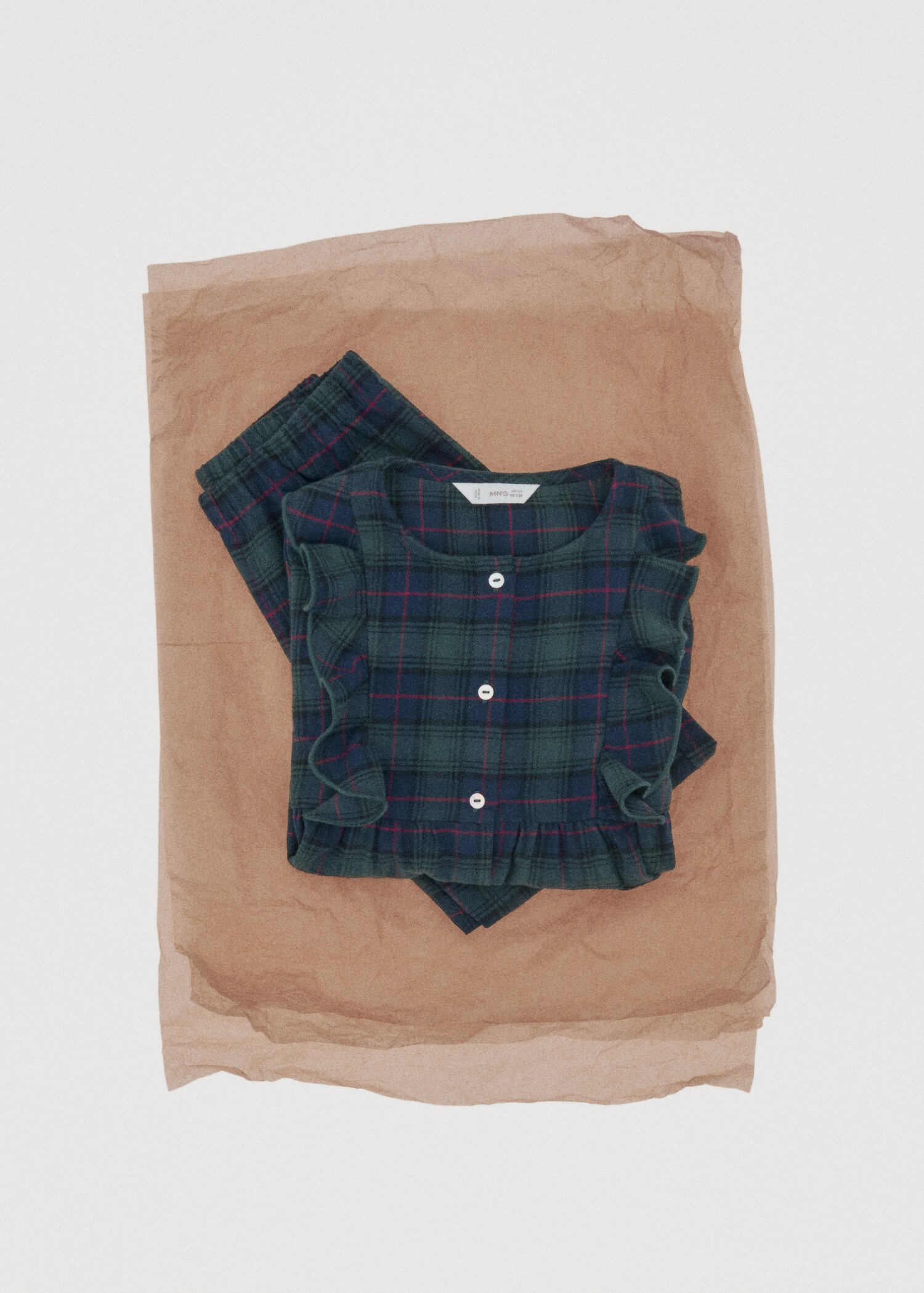 Set of long check pyjamas - Details of the article 7