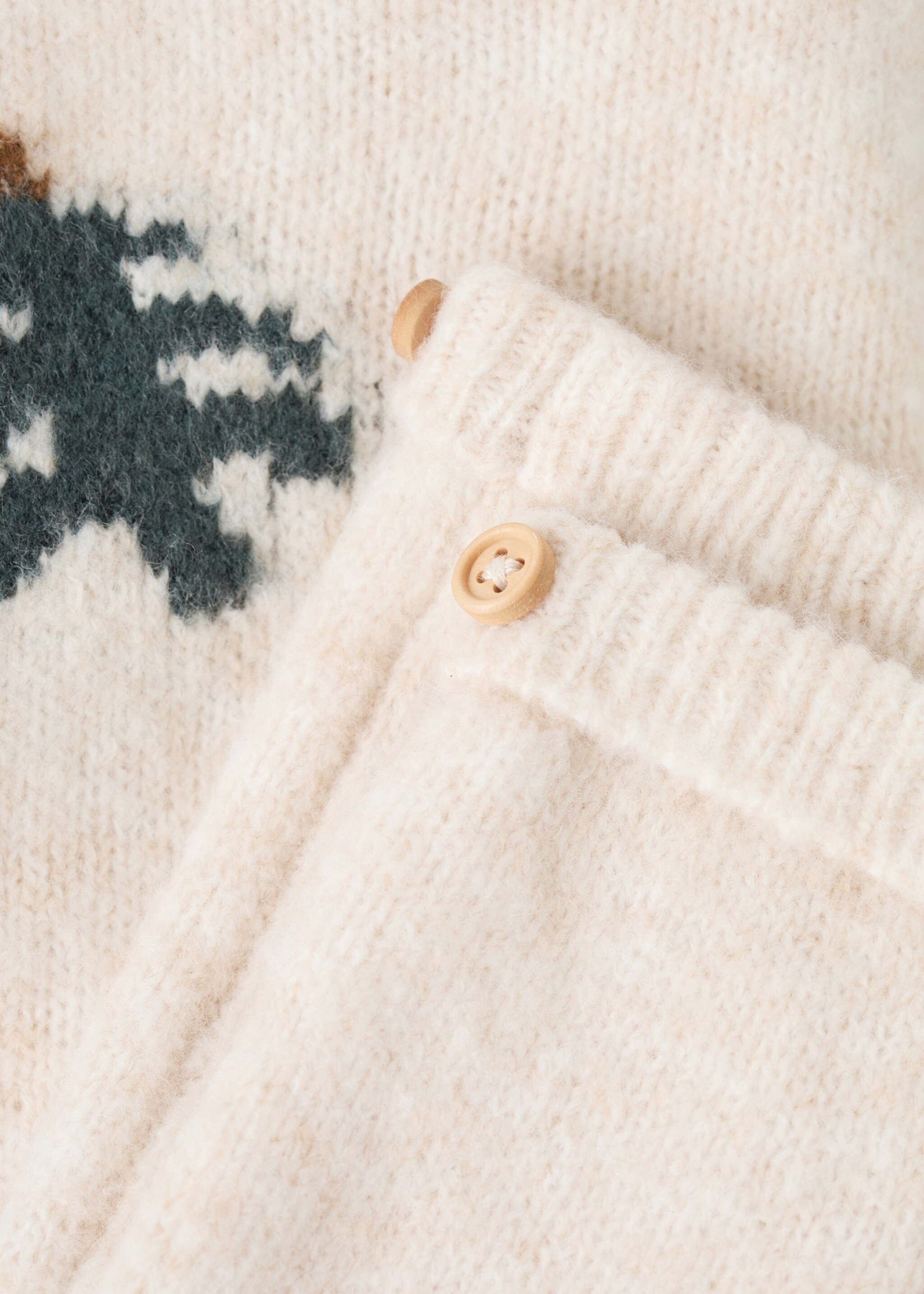 Leggings pine - Details of the article 8, Ecru. Ref: 17029105-00.