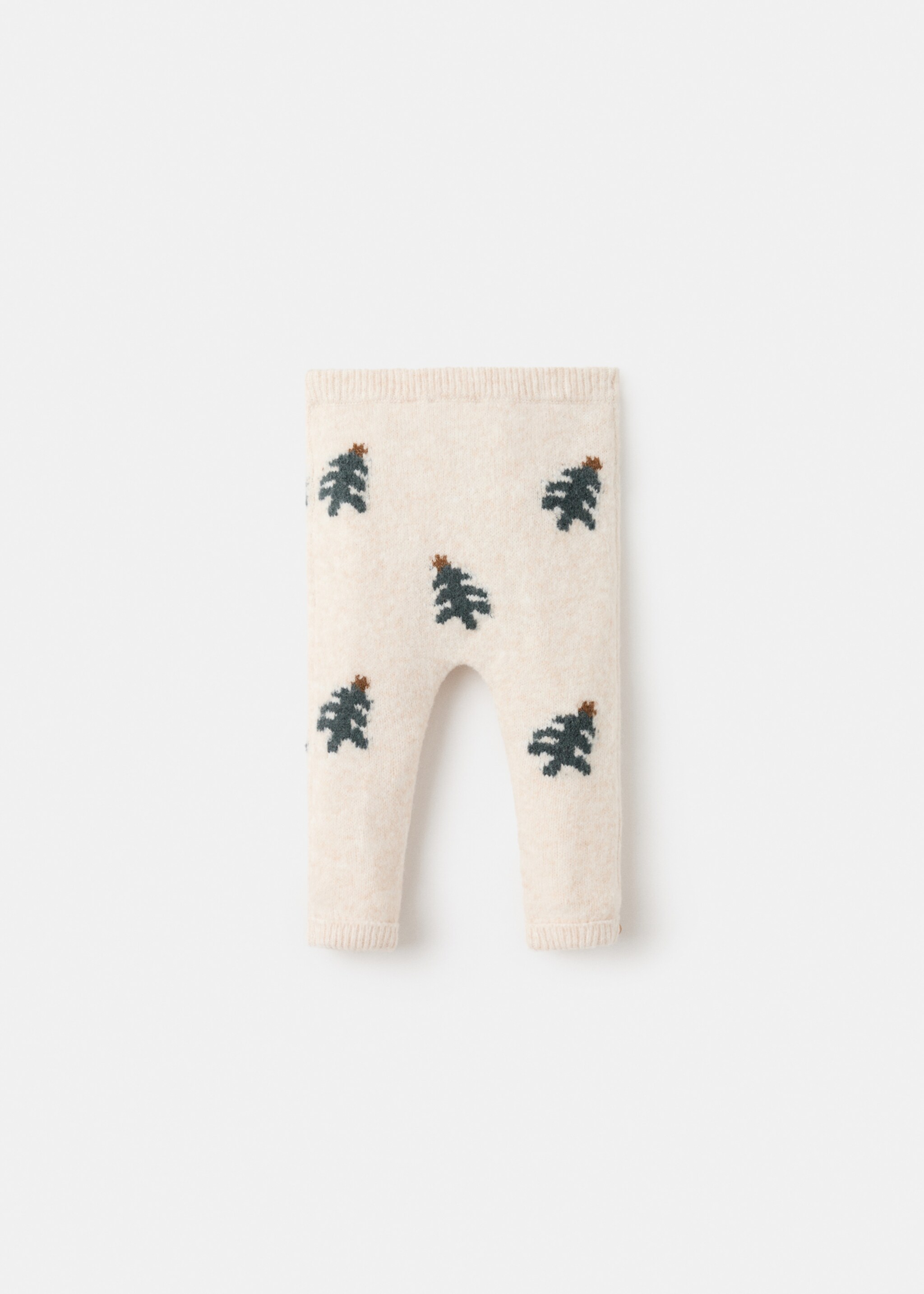 Leggings pine - Reverse of the article, Ecru. Ref: 17029105-00.