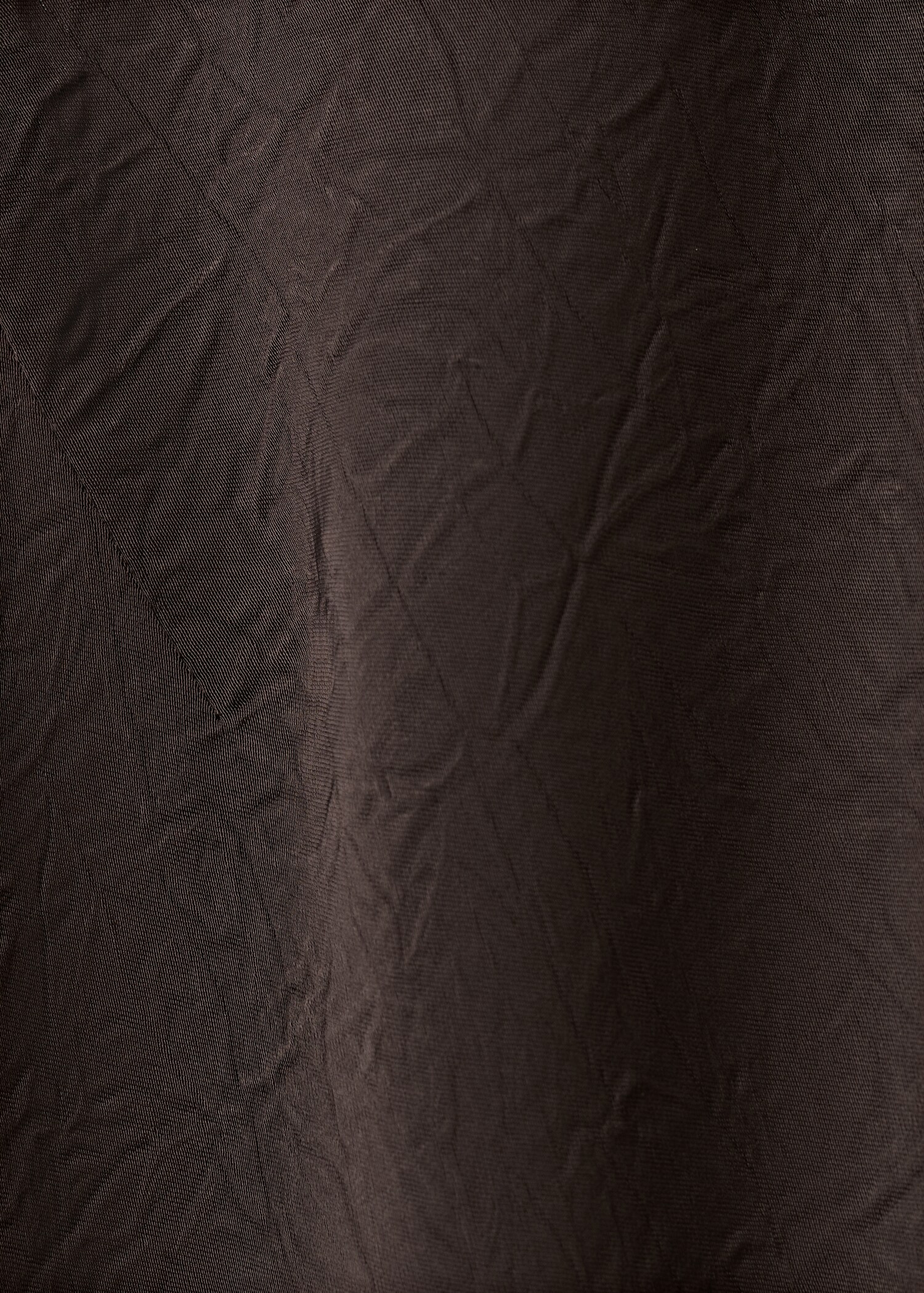 Satin dress with creased effect - Details of the article 0