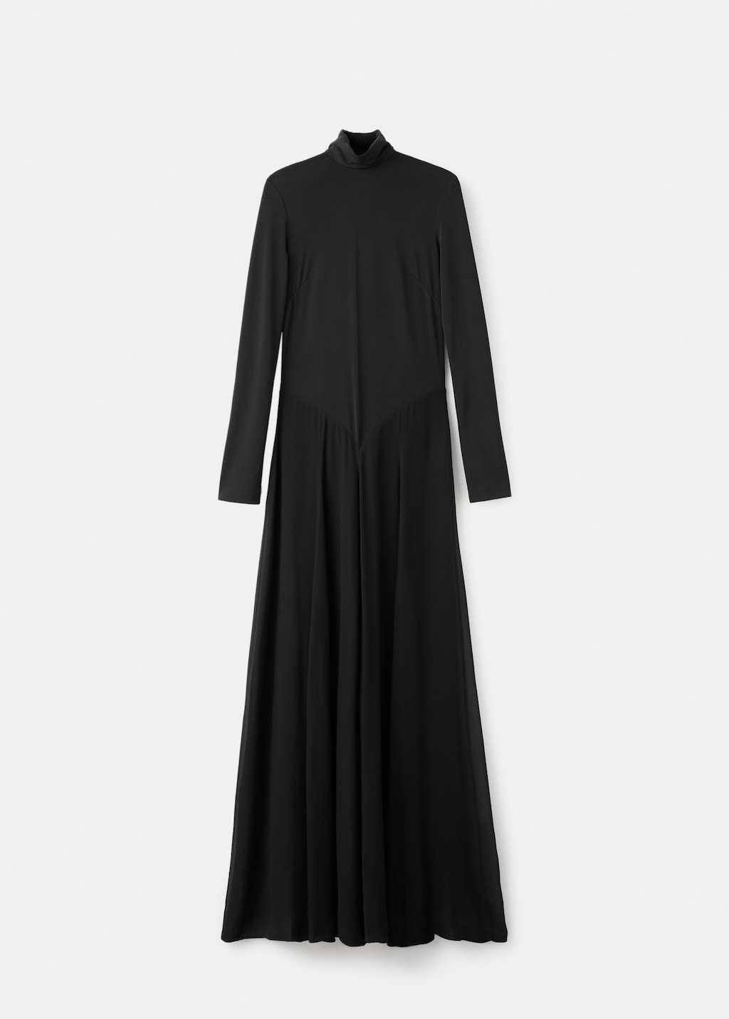 A-line turtleneck dress
