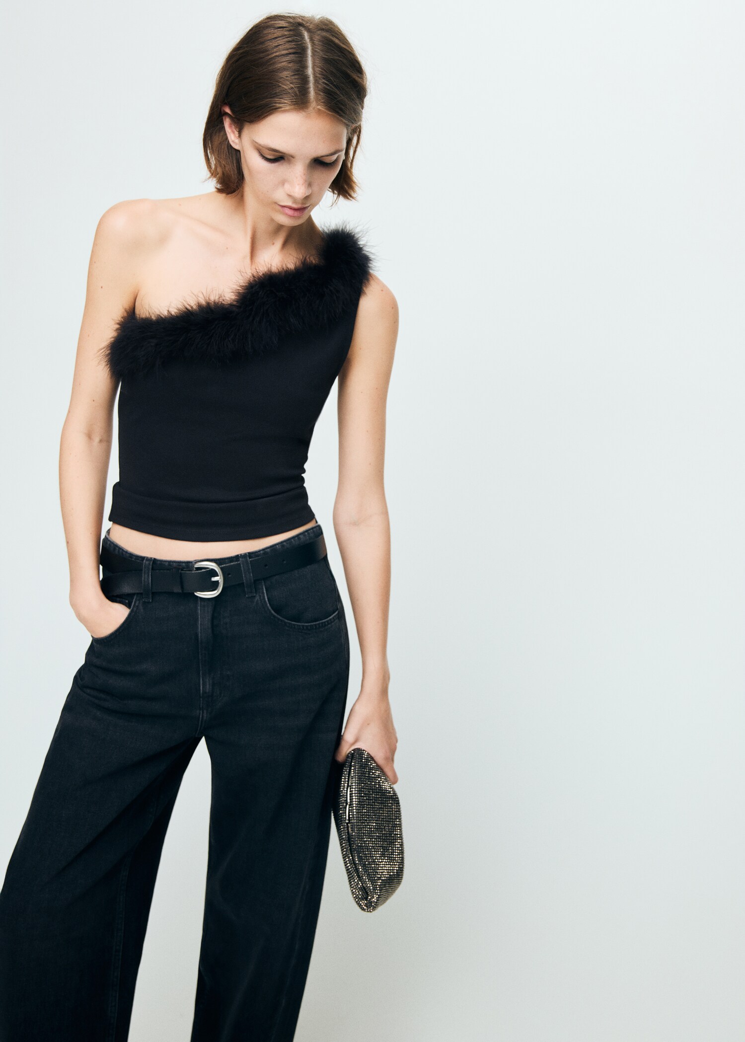 Asymmetrical speckled top - Medium plane