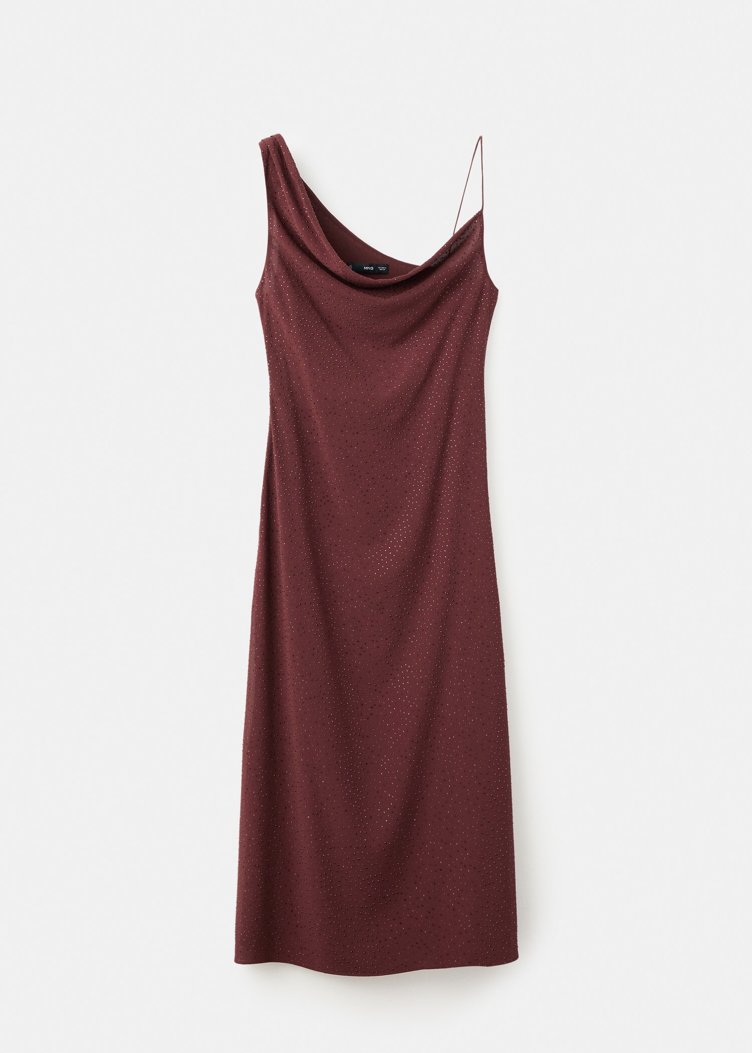 Asymmetrical rhinestone dress - Article without model