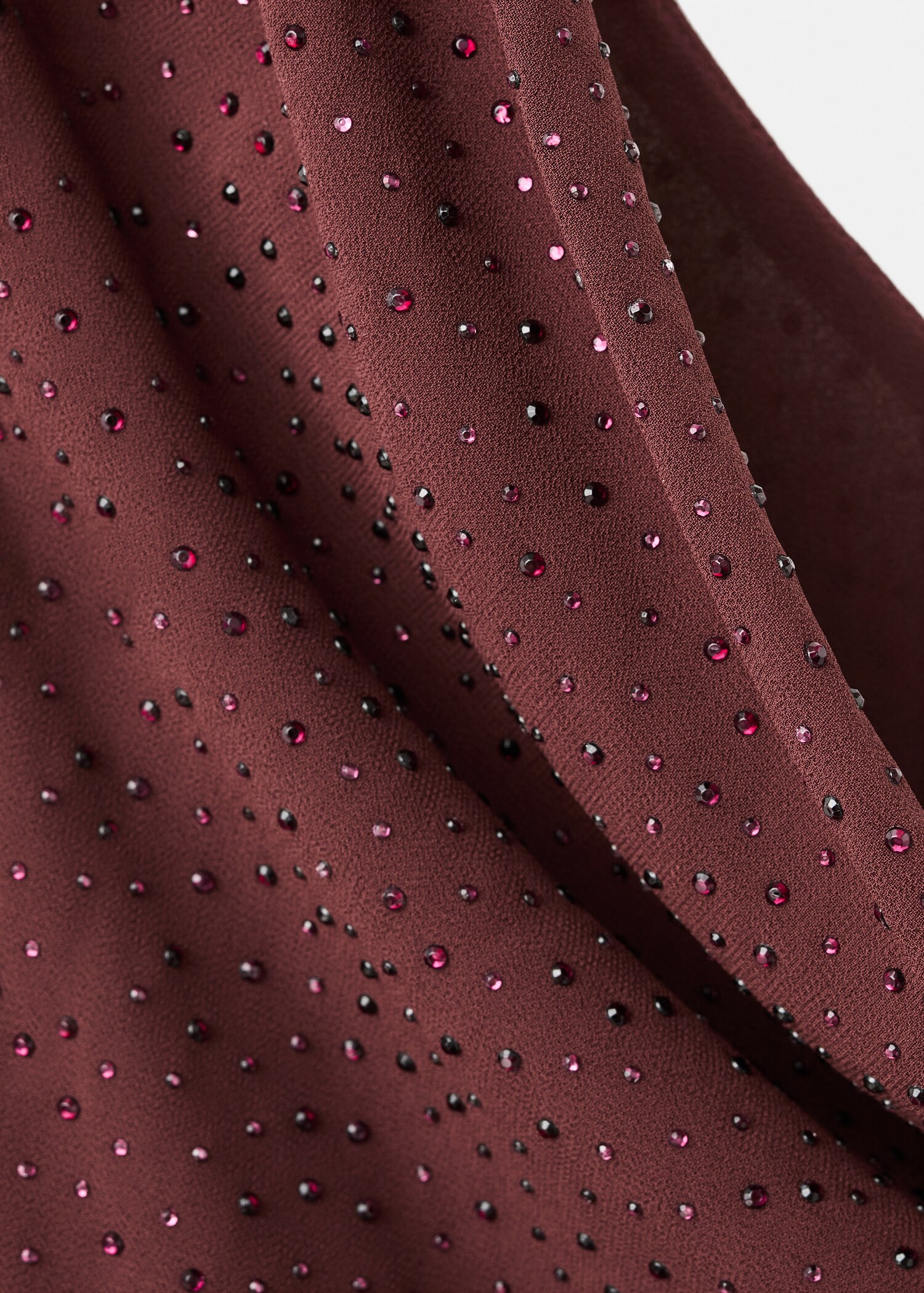 Asymmetrical rhinestone dress - Details of the article 8