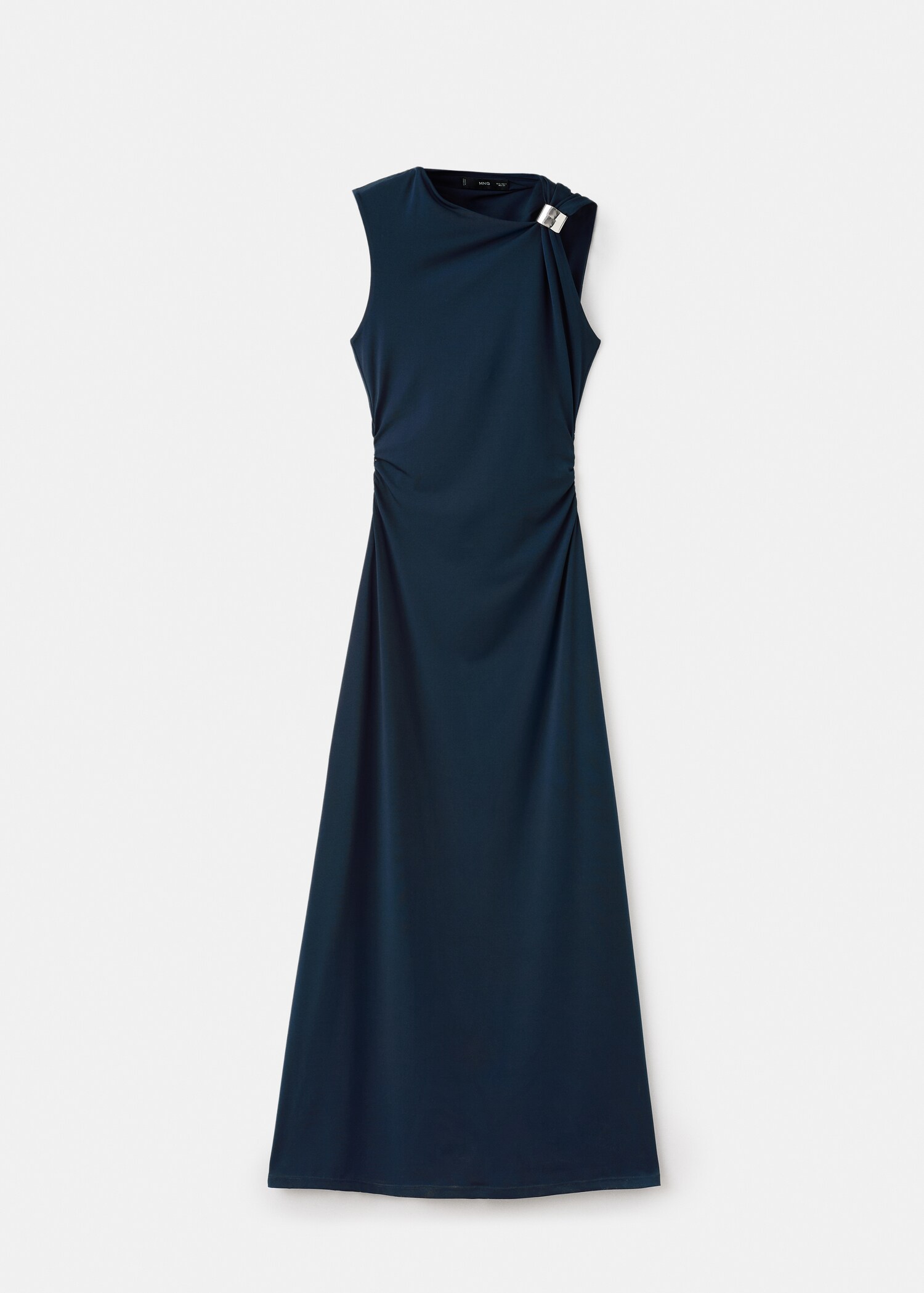 Fitted dress with metallic detail - Article without model