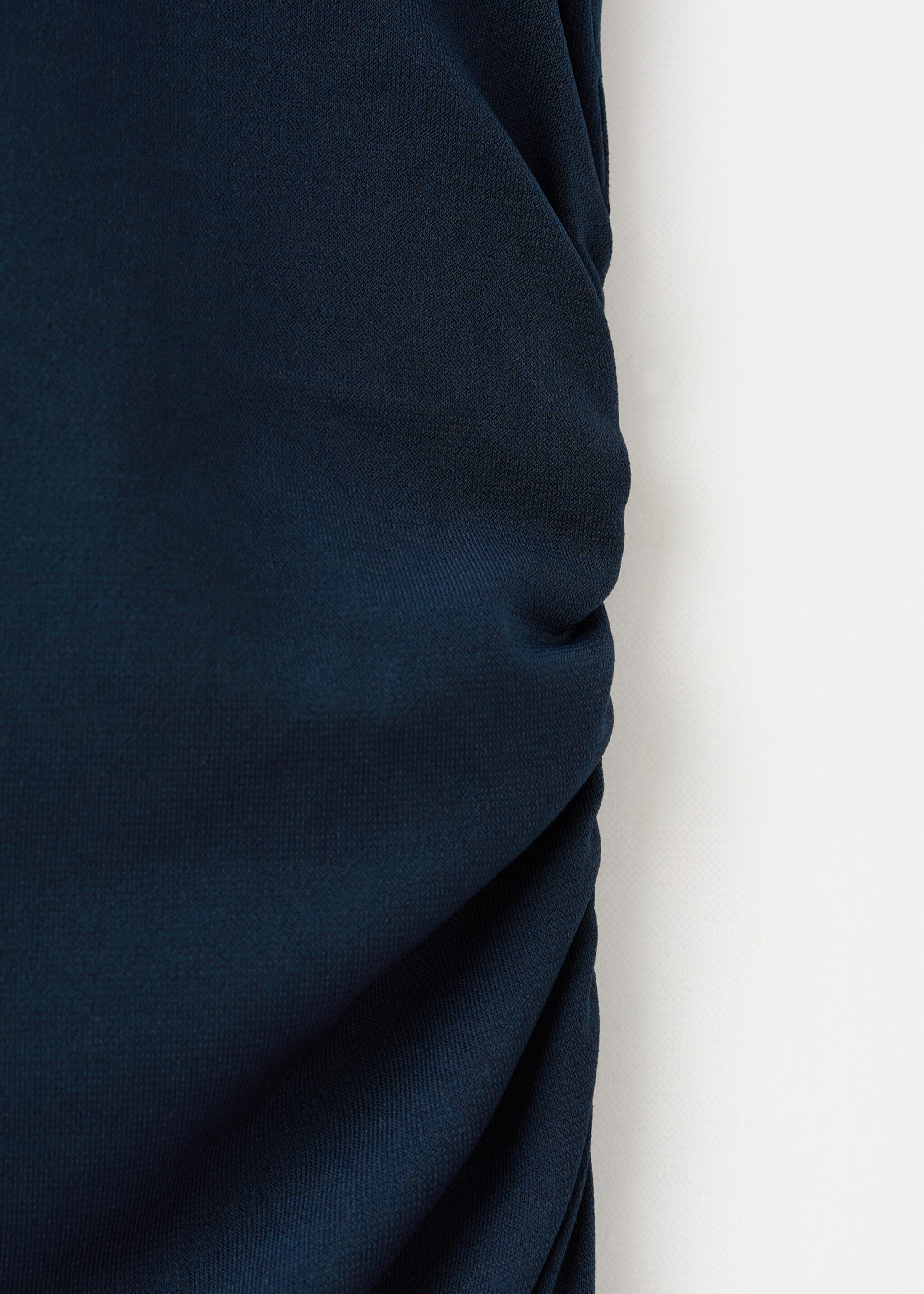 Vestido entallado detalle metálico - Detalle del artículo 8, Azul marino. Ref: 17029116-00.