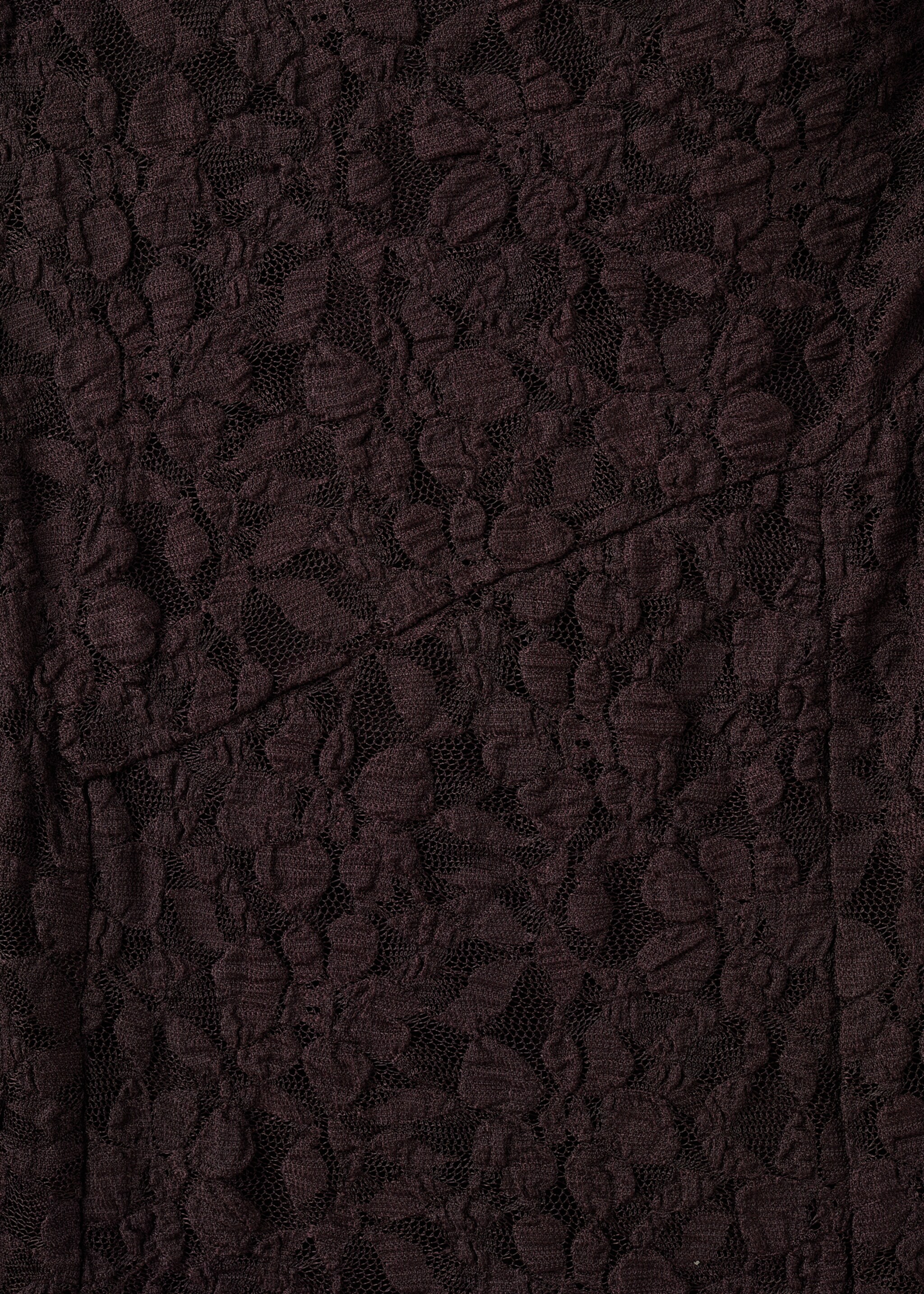 Asymmetric lace dress - Details of the article 0, Brown. Ref: 17029117-00.