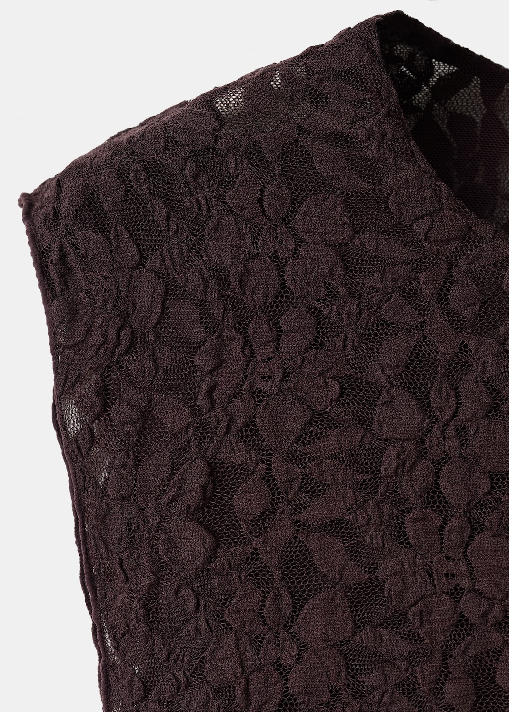 Asymmetric lace dress