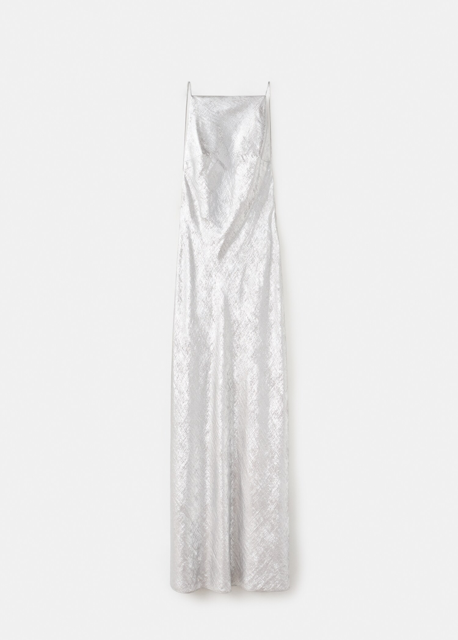 Robe métallisée dos nu - Article sans modèle