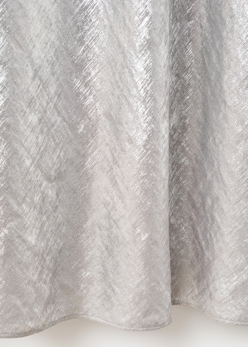 Metallic open-back dress