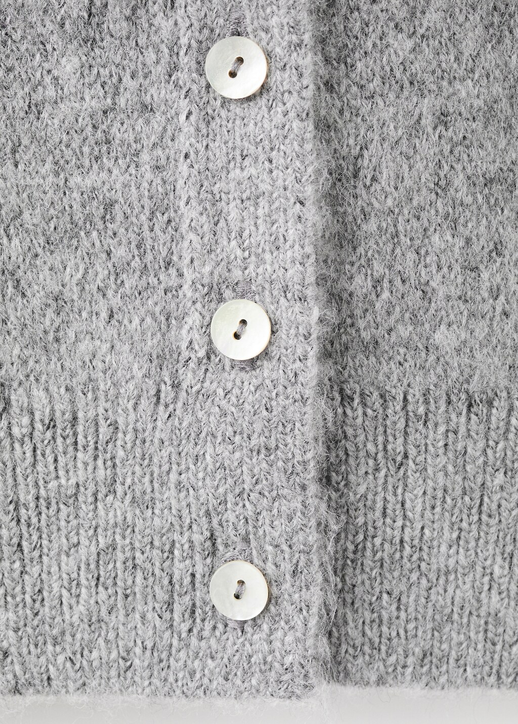 Cardigan with bow-tie neck