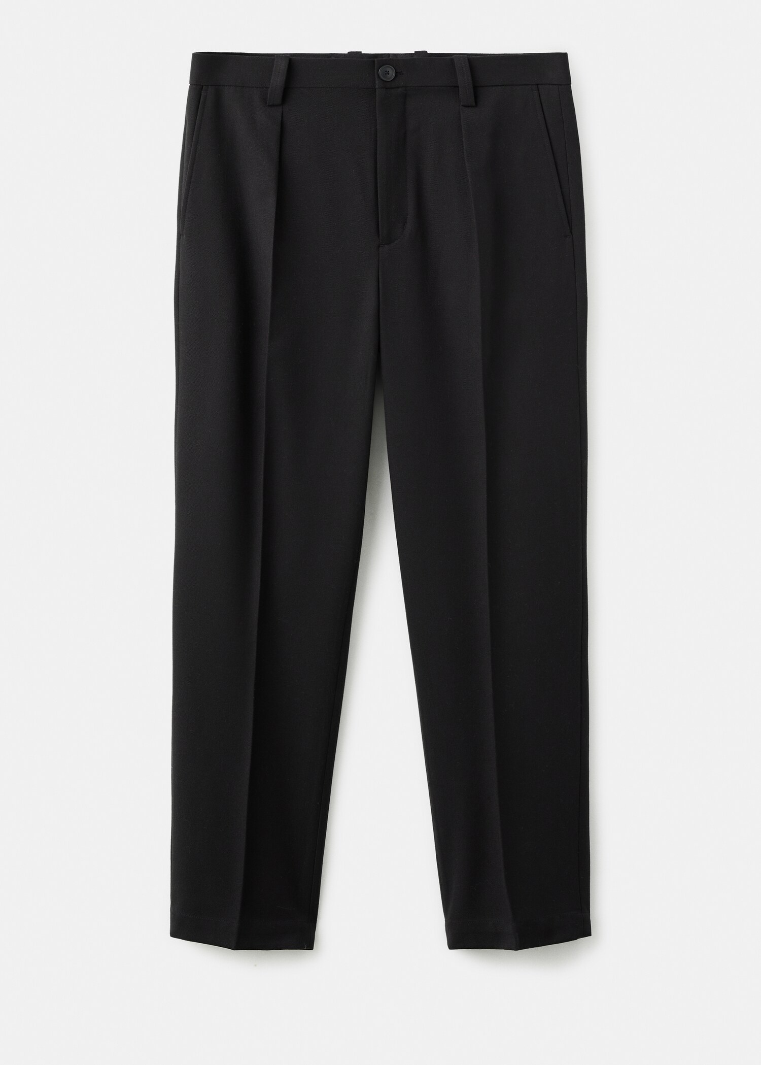 Regular-fit pleated trousers - Article without model
