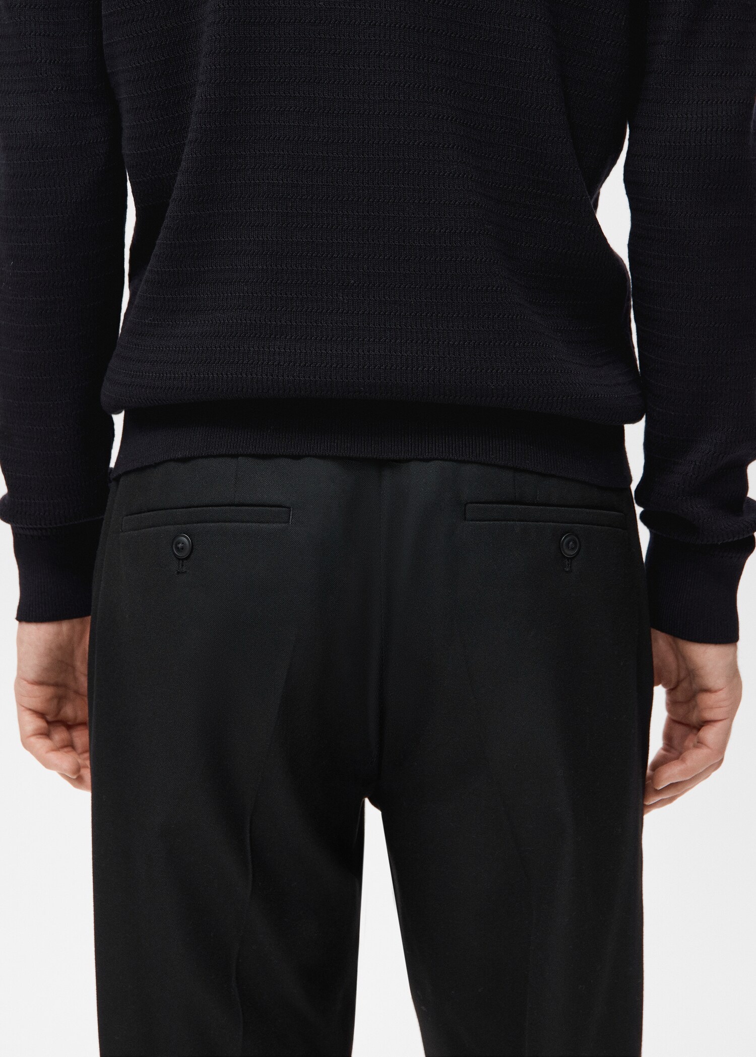 Flowy straight-fit trousers - Details of the article 6