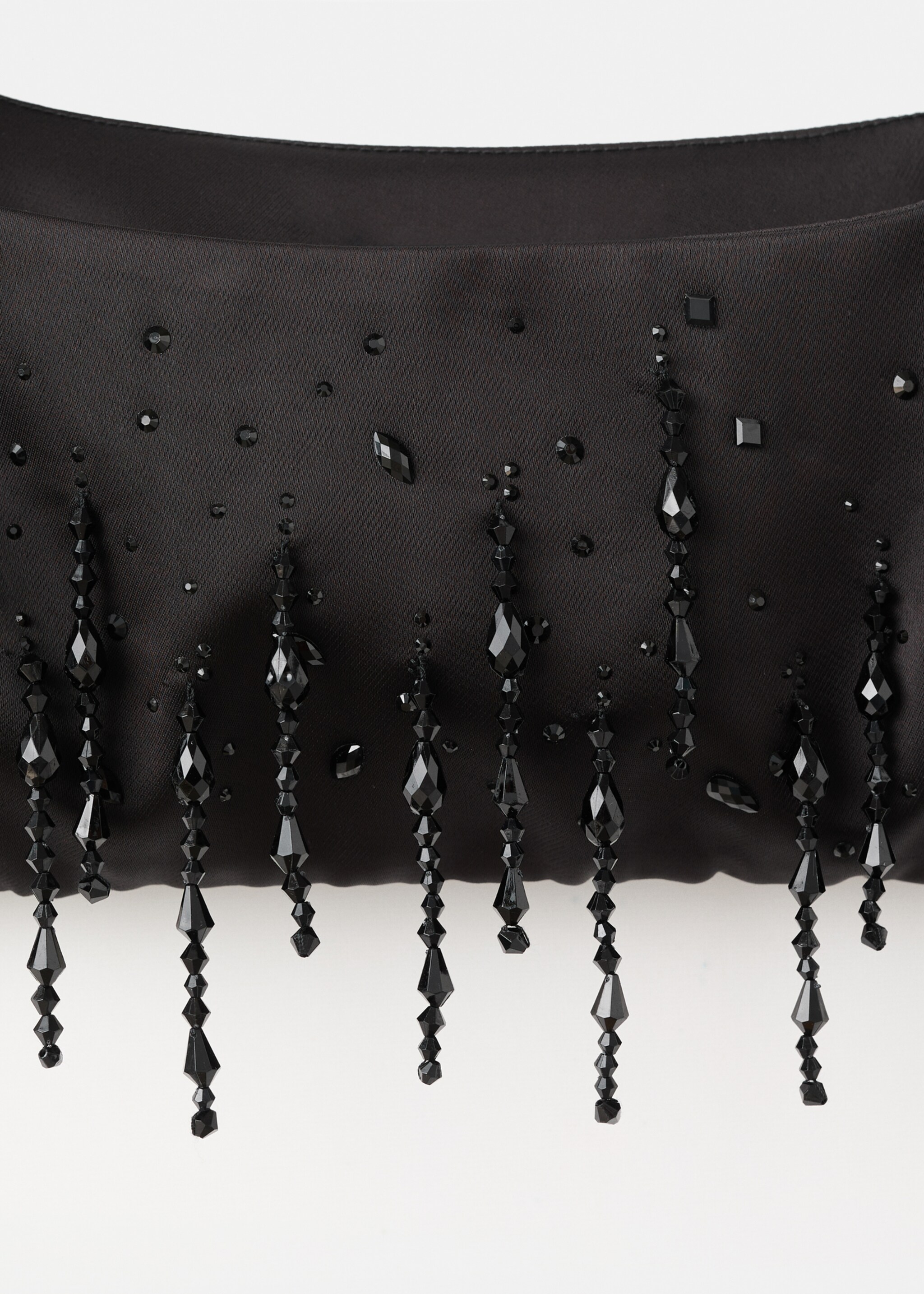 Crop top à perles - Détail de l'article 0, Noir. Ref: 17029210-00.