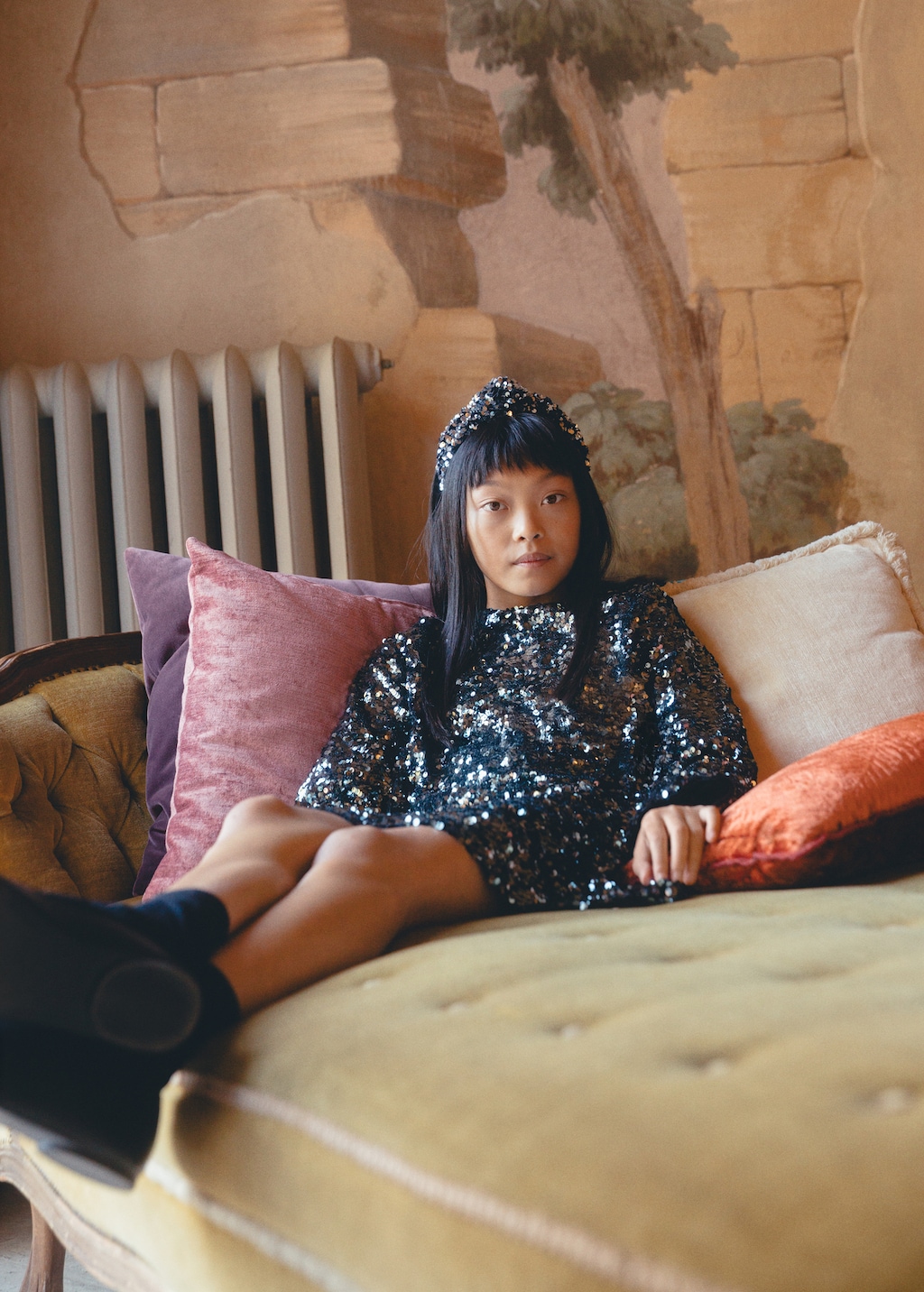 Glitter sequin headband