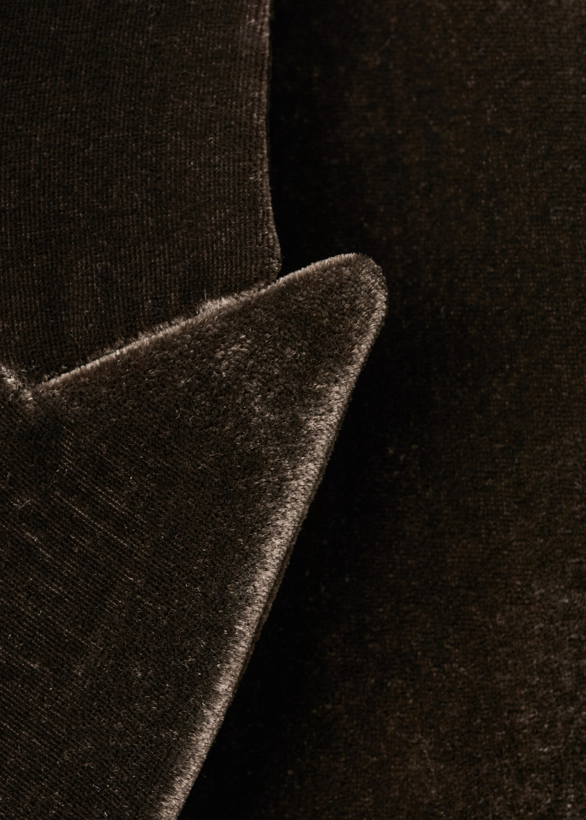 Blazer fato assertoado veludo - Pormenor do artigo 0, Chocolate. Ref: 17029407-00.
