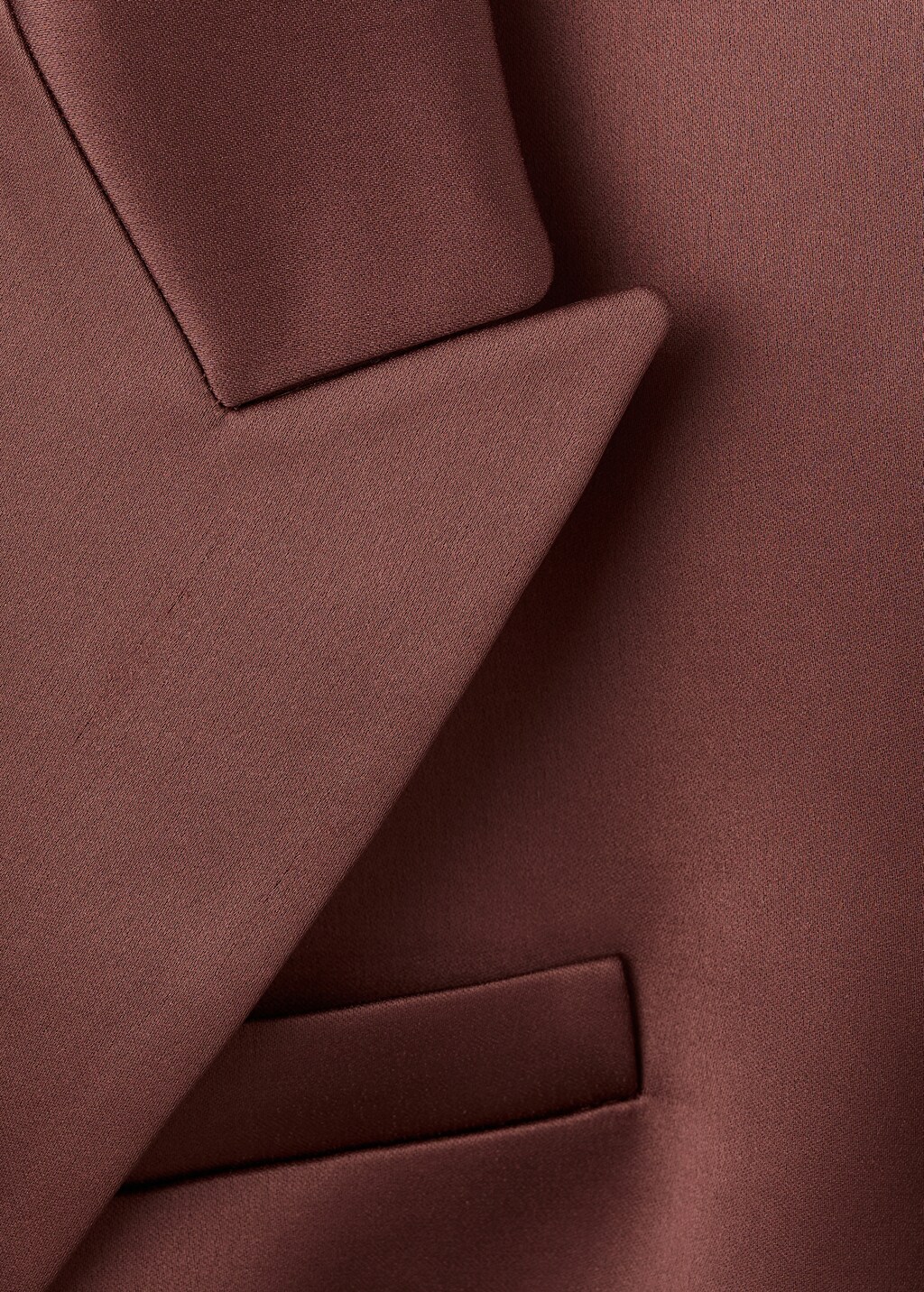 Satin suit jacket