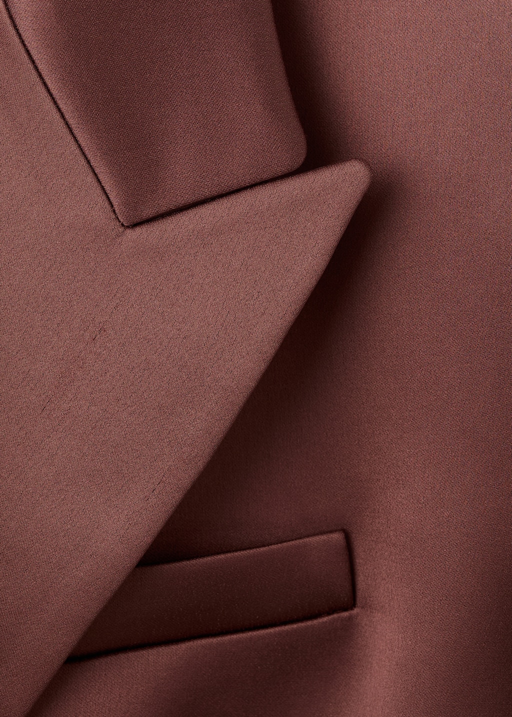 Satin suit jacket