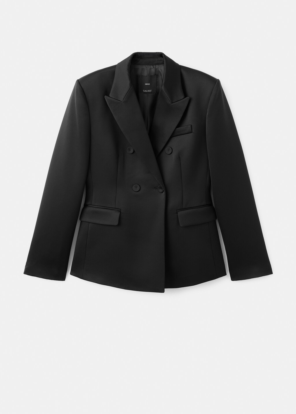 Mango Satin suit jacket