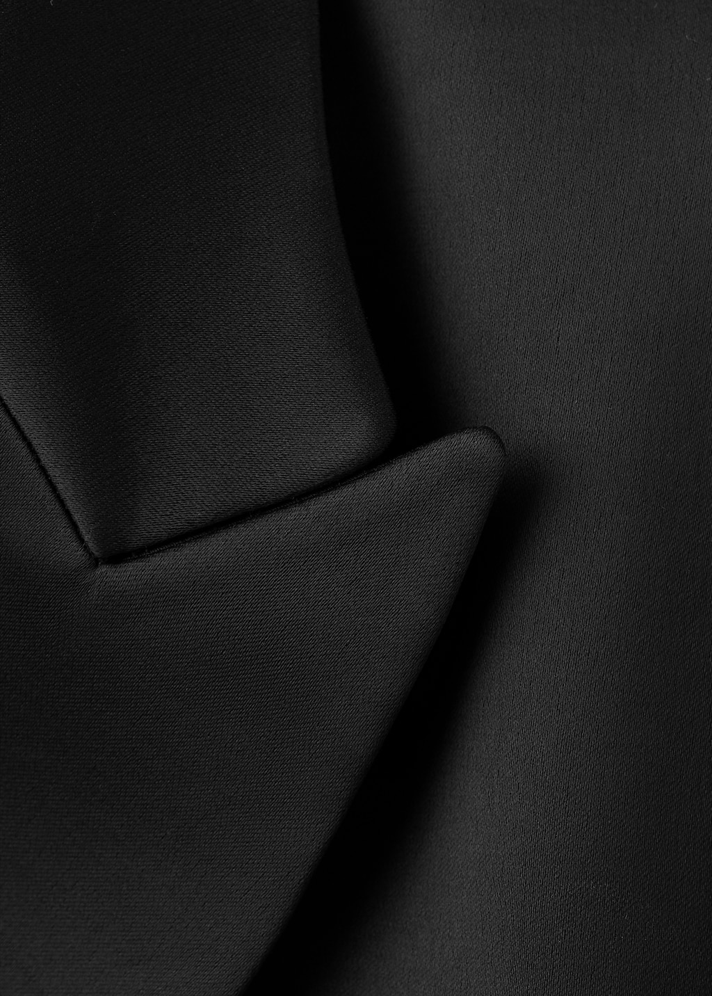 Satin suit jacket