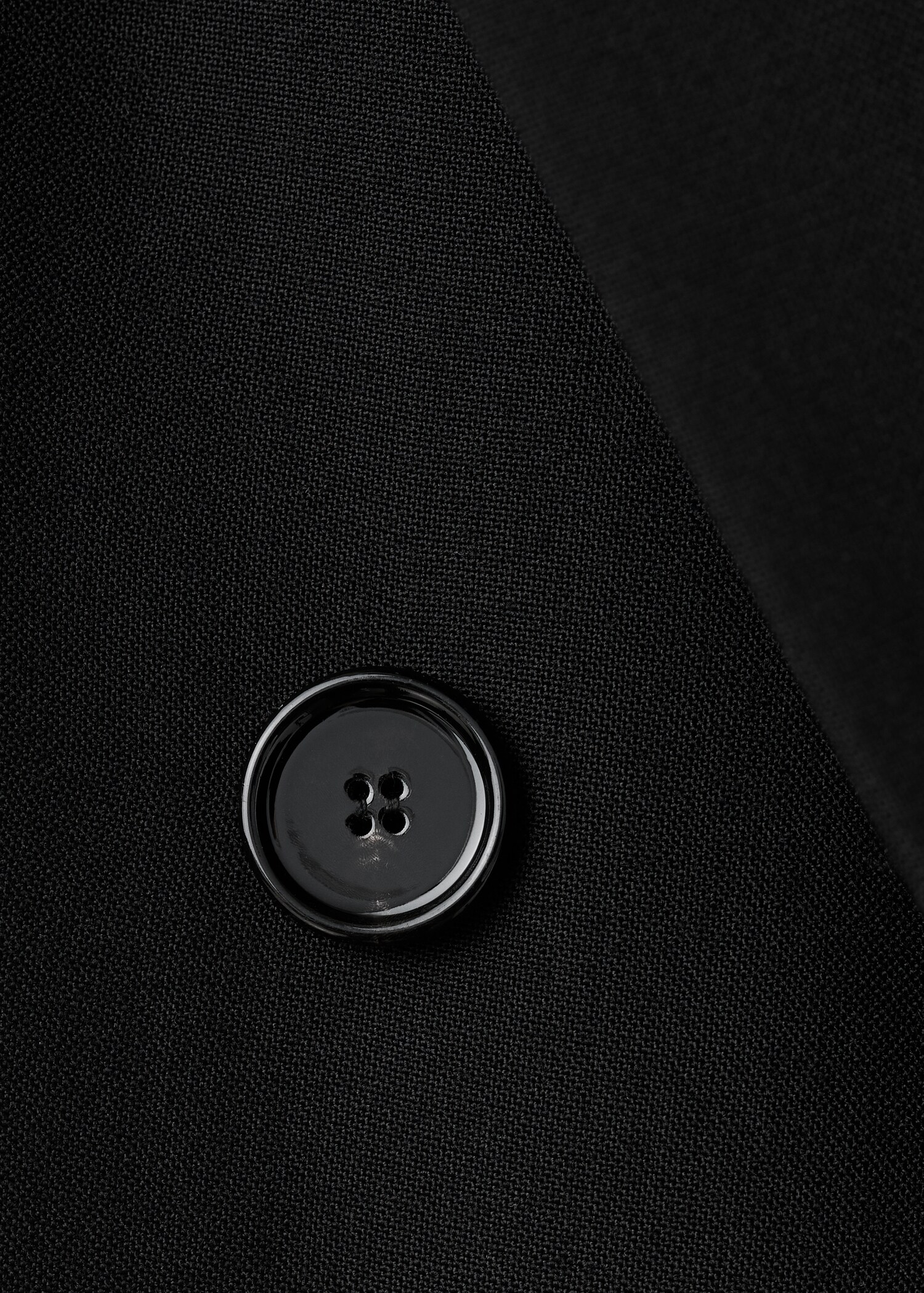 Double-breasted wool blend blazer - Details of the article 0