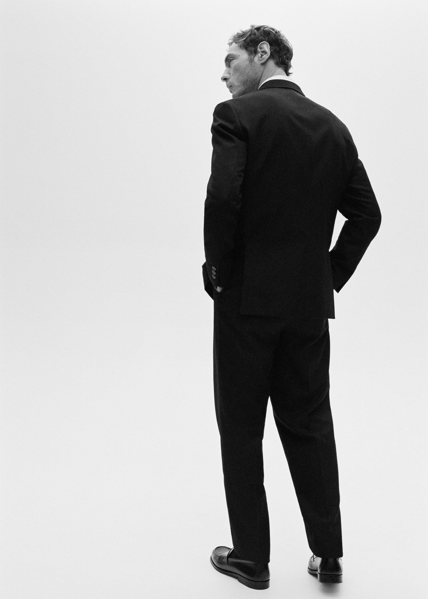 Pantalon costume regular-fit pinces - Détail de l'article 5