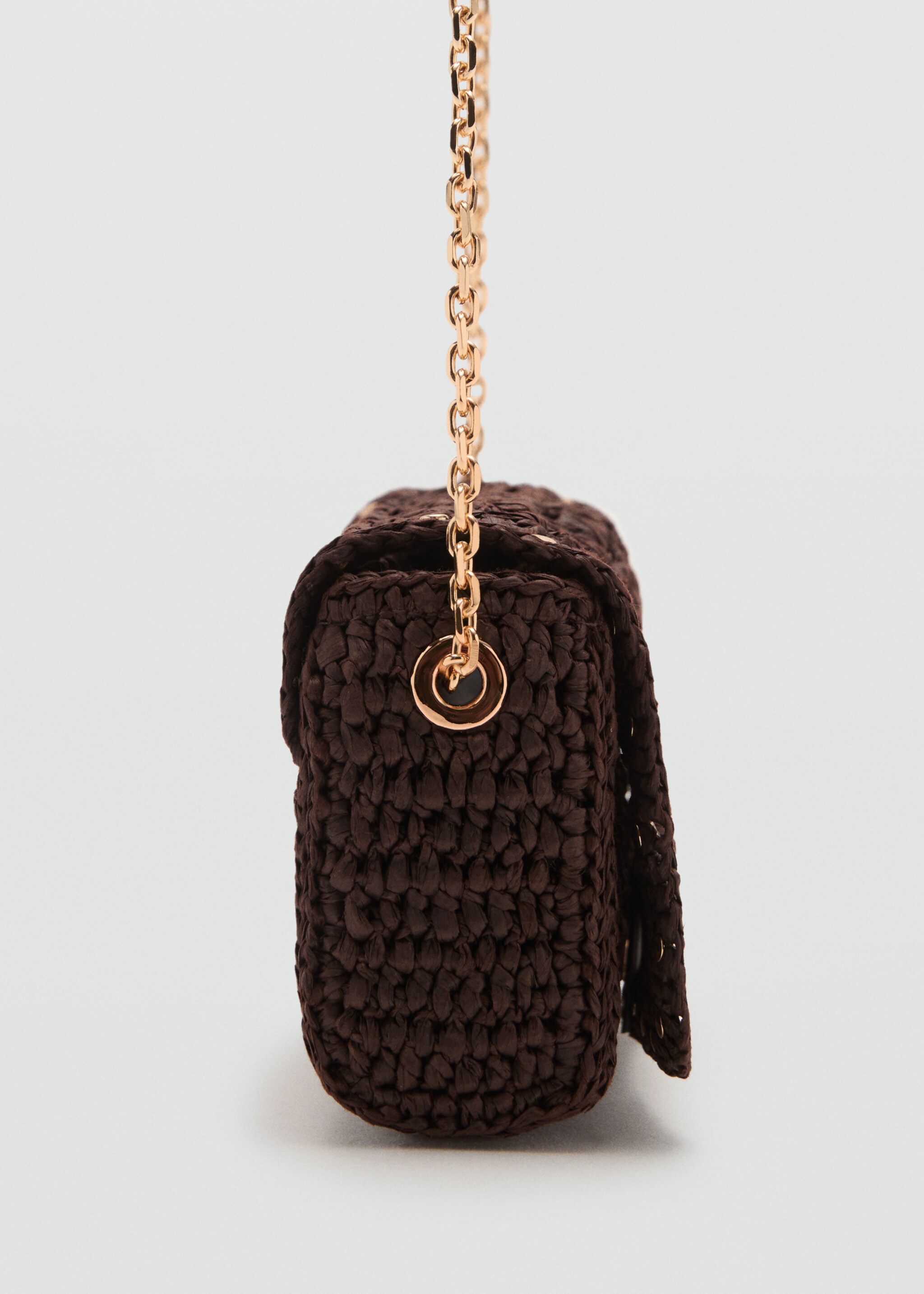 Mini bolsa a tiracolo fibra natural - Pormenor do artigo 1