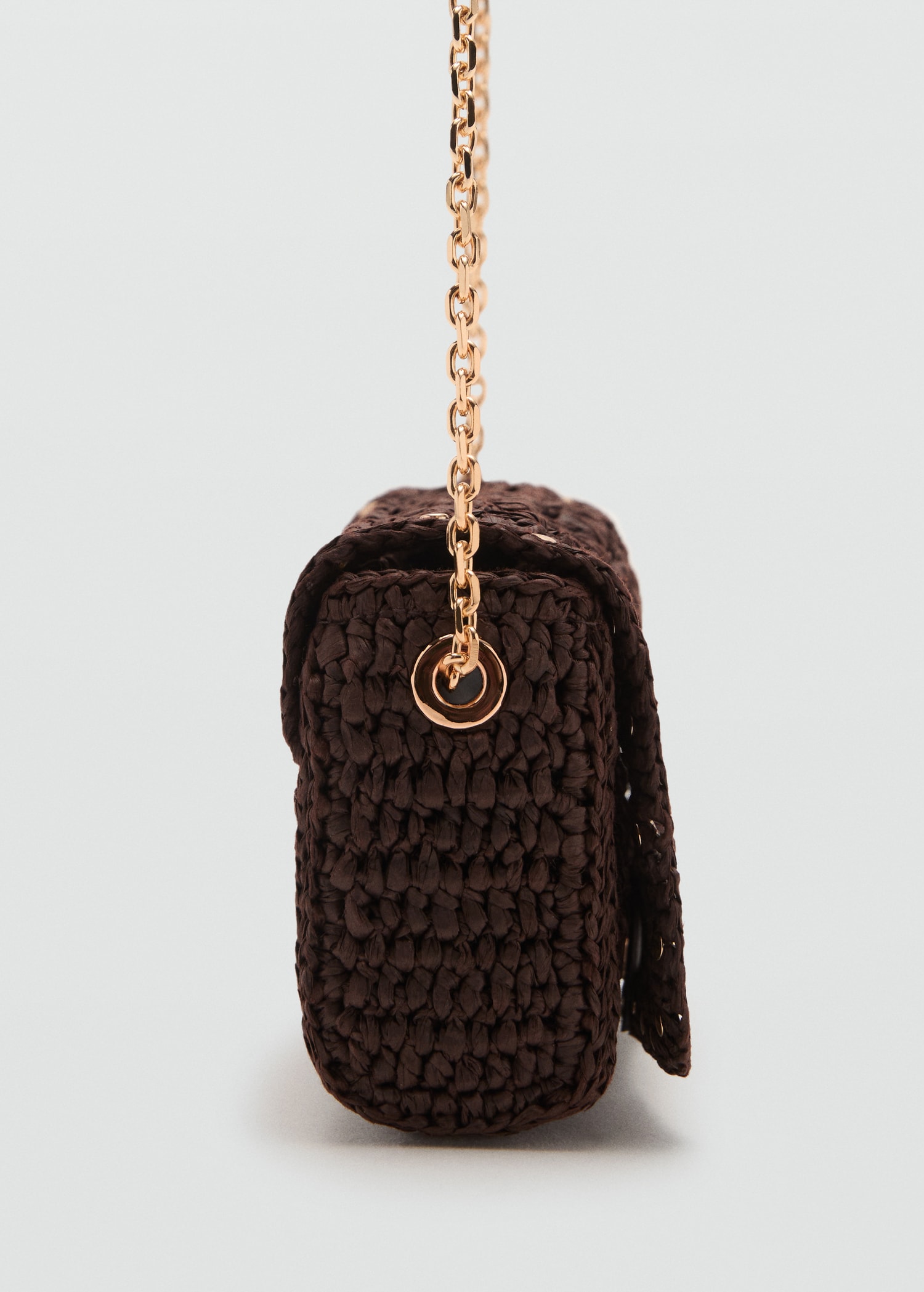 Mini natural fibre crossbody bag - Details of the article 1