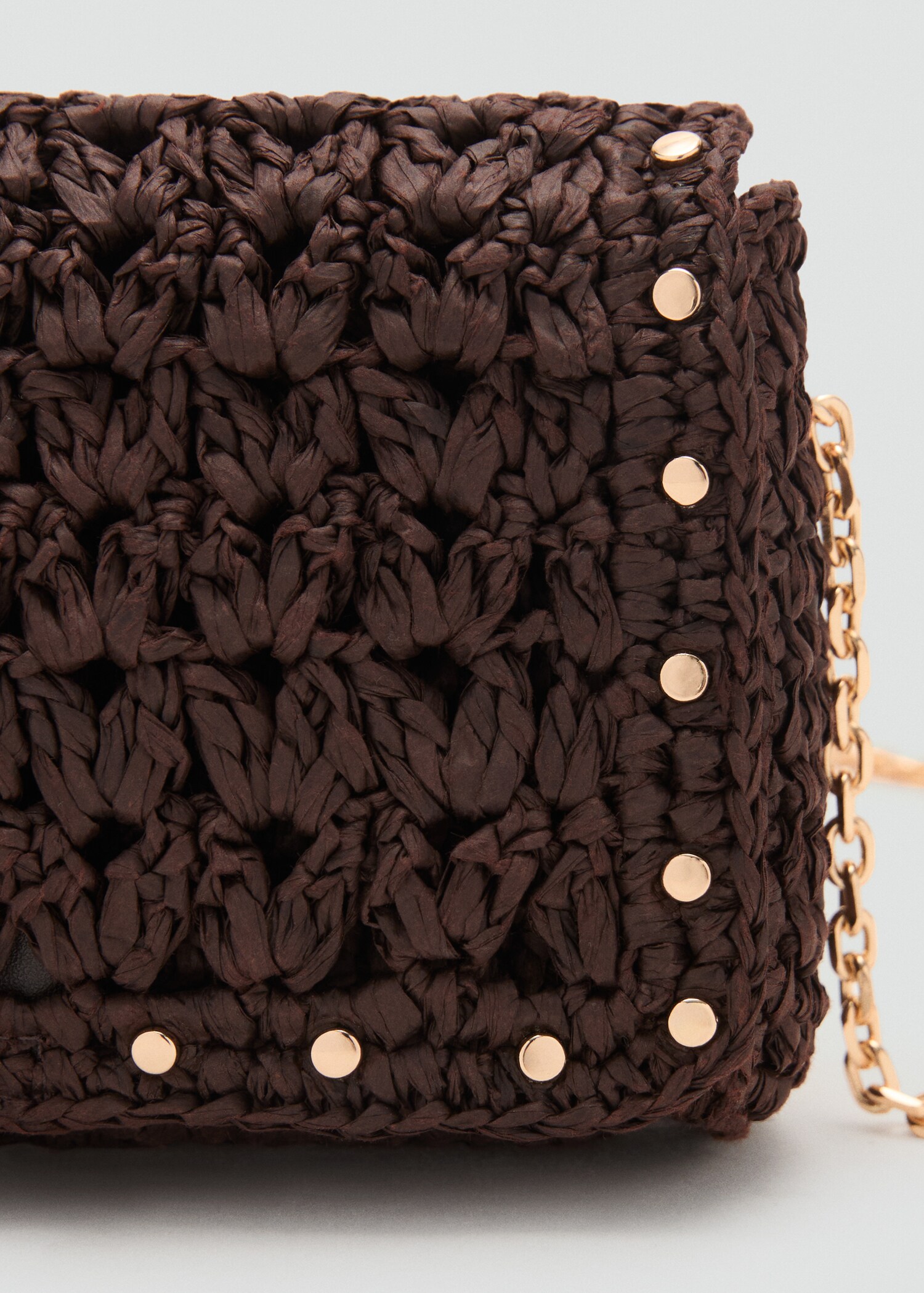 Mini natural fibre crossbody bag - Details of the article 2