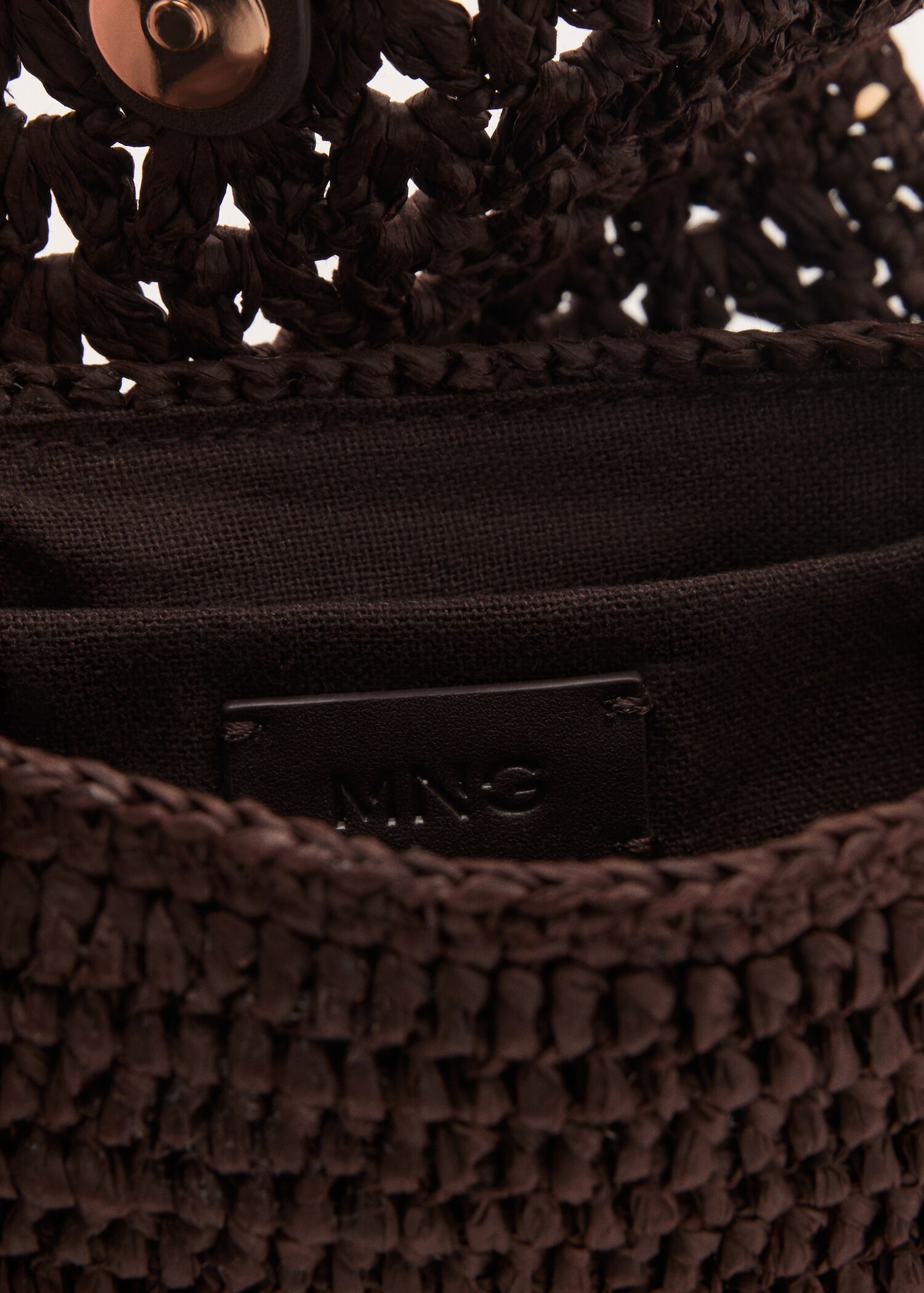 Mini natural fibre crossbody bag - Details of the article 3
