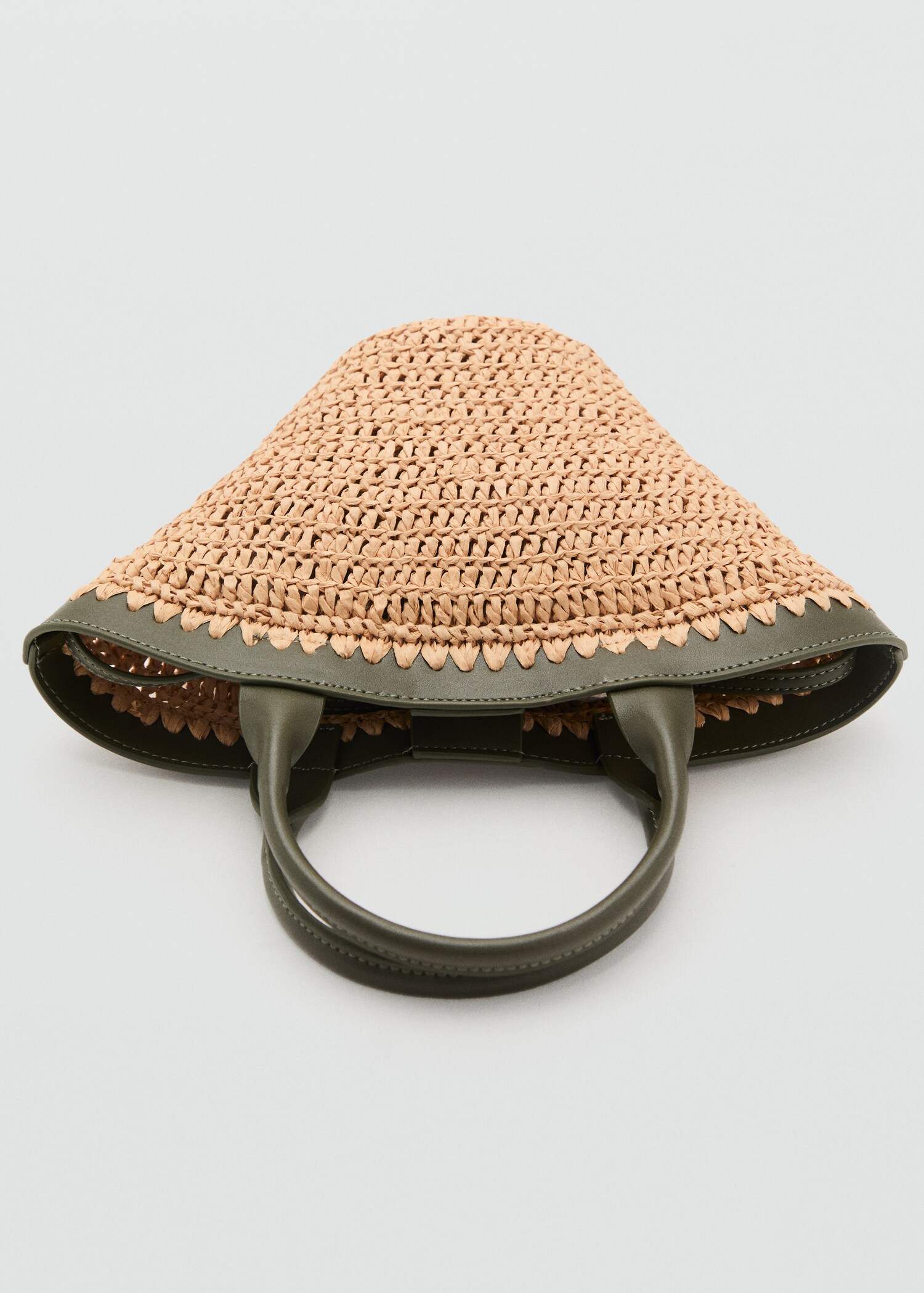 Small double-handle natural fibre bag - Details of the article 3
