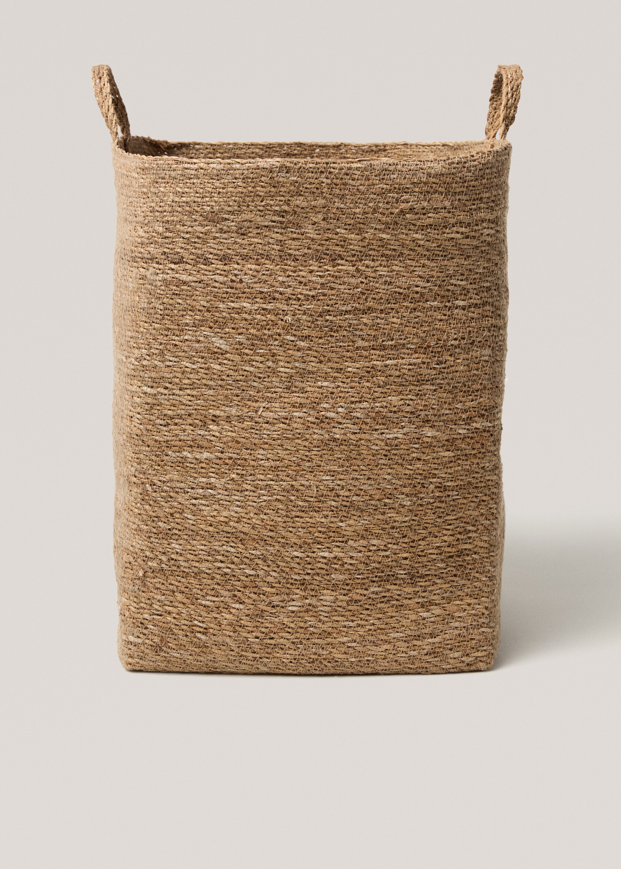 Natural fibre rectangular basket 35x49cm - Article without model