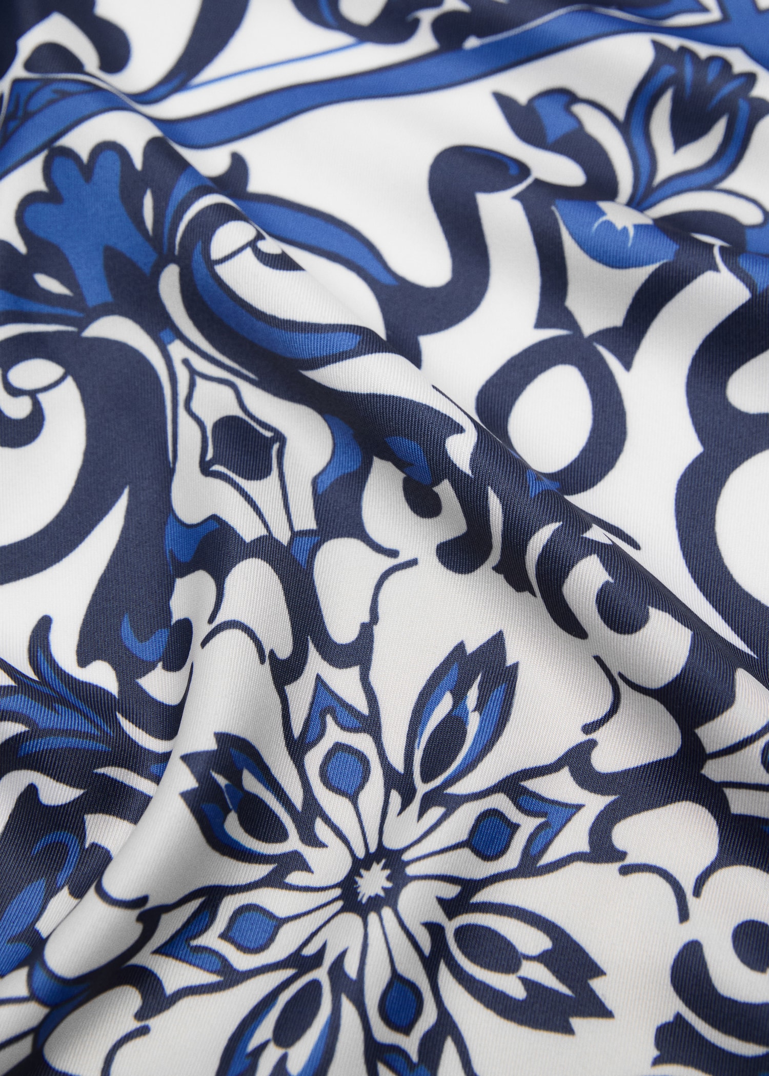 Tile-print scarf - Medium plane