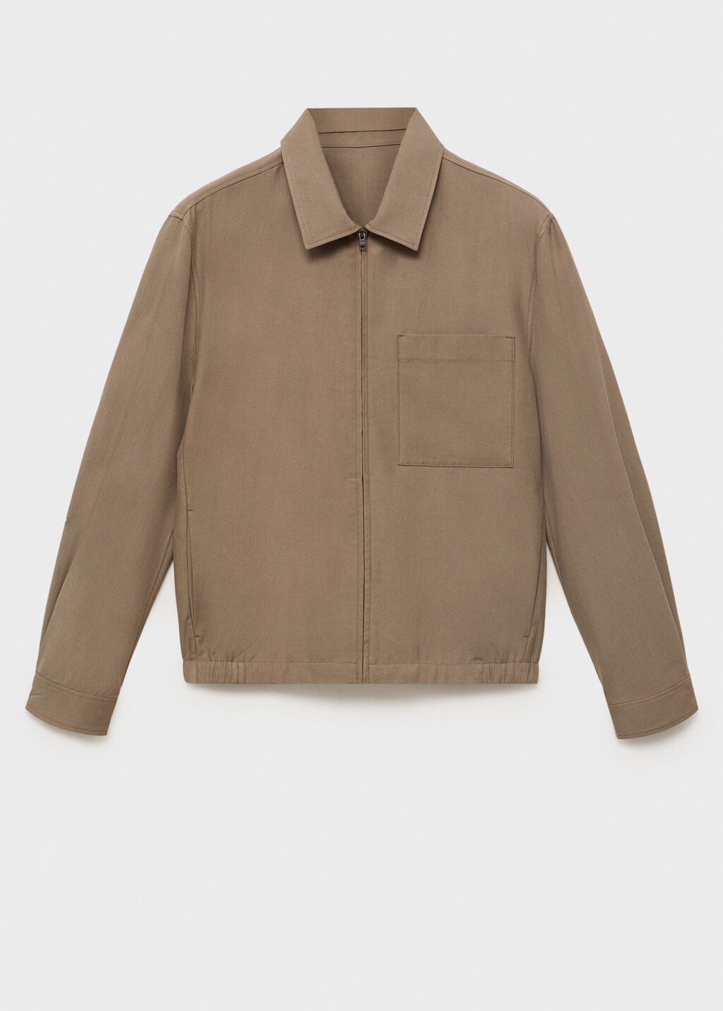 スペイン発送 MANGO ポケット付きリネンジャケット 上品シンプル Lyocell jacket with pockets - Men | MANGO USA