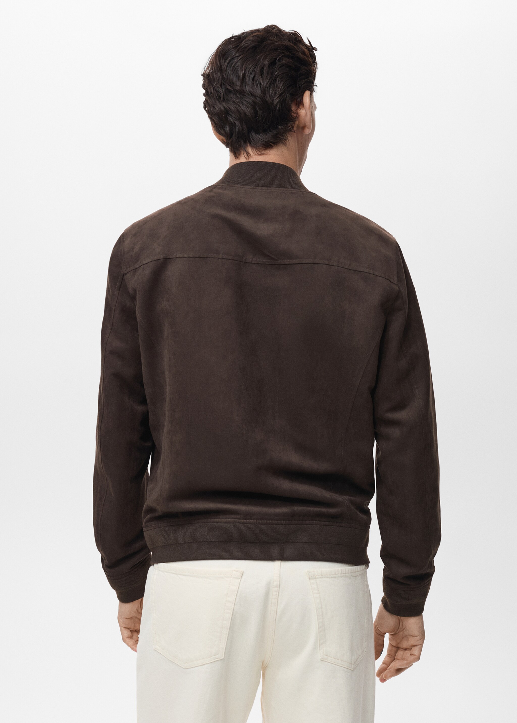 Veste bomber effet daim - Verso de l’article