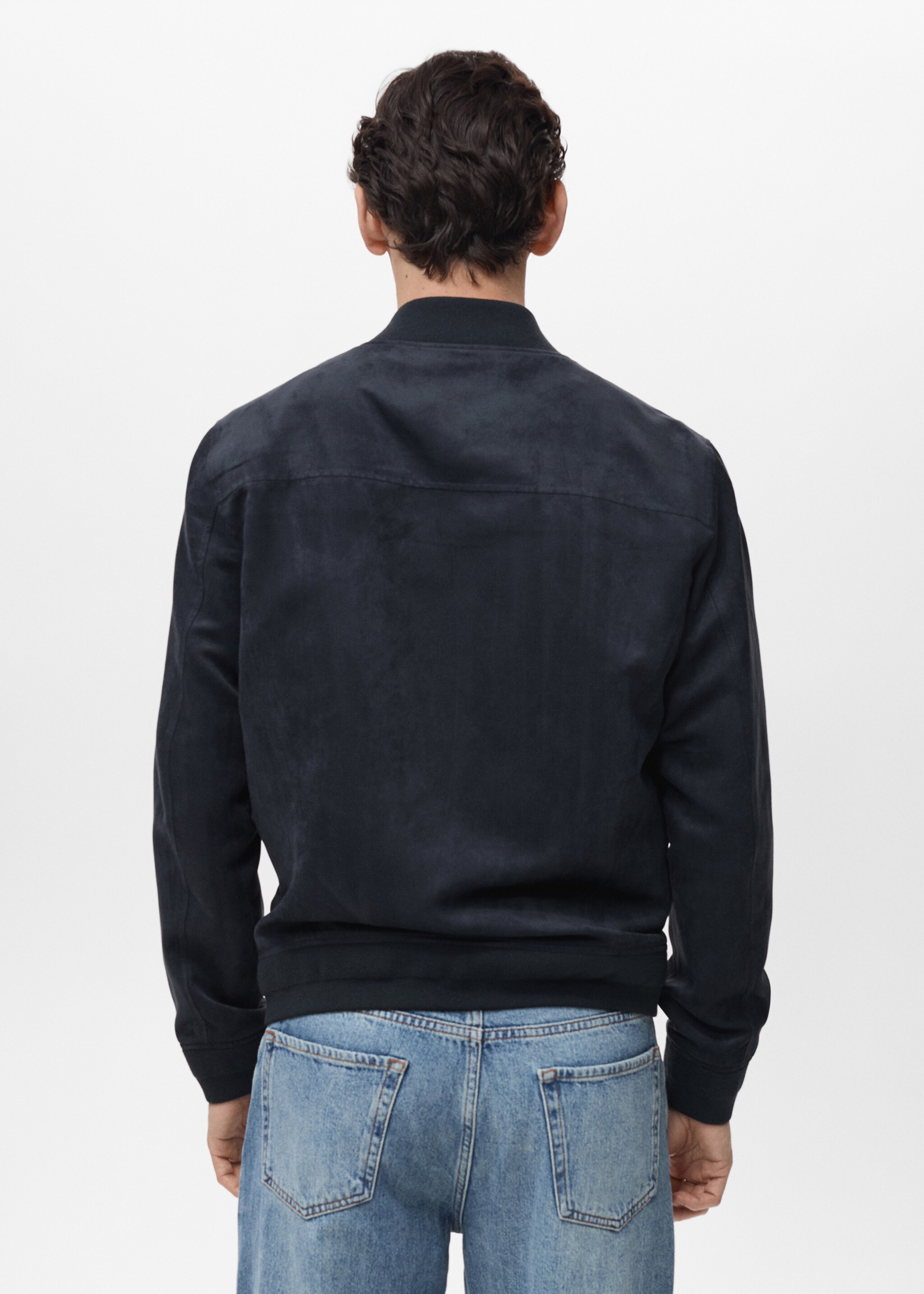 Veste bomber effet daim - Verso de l’article