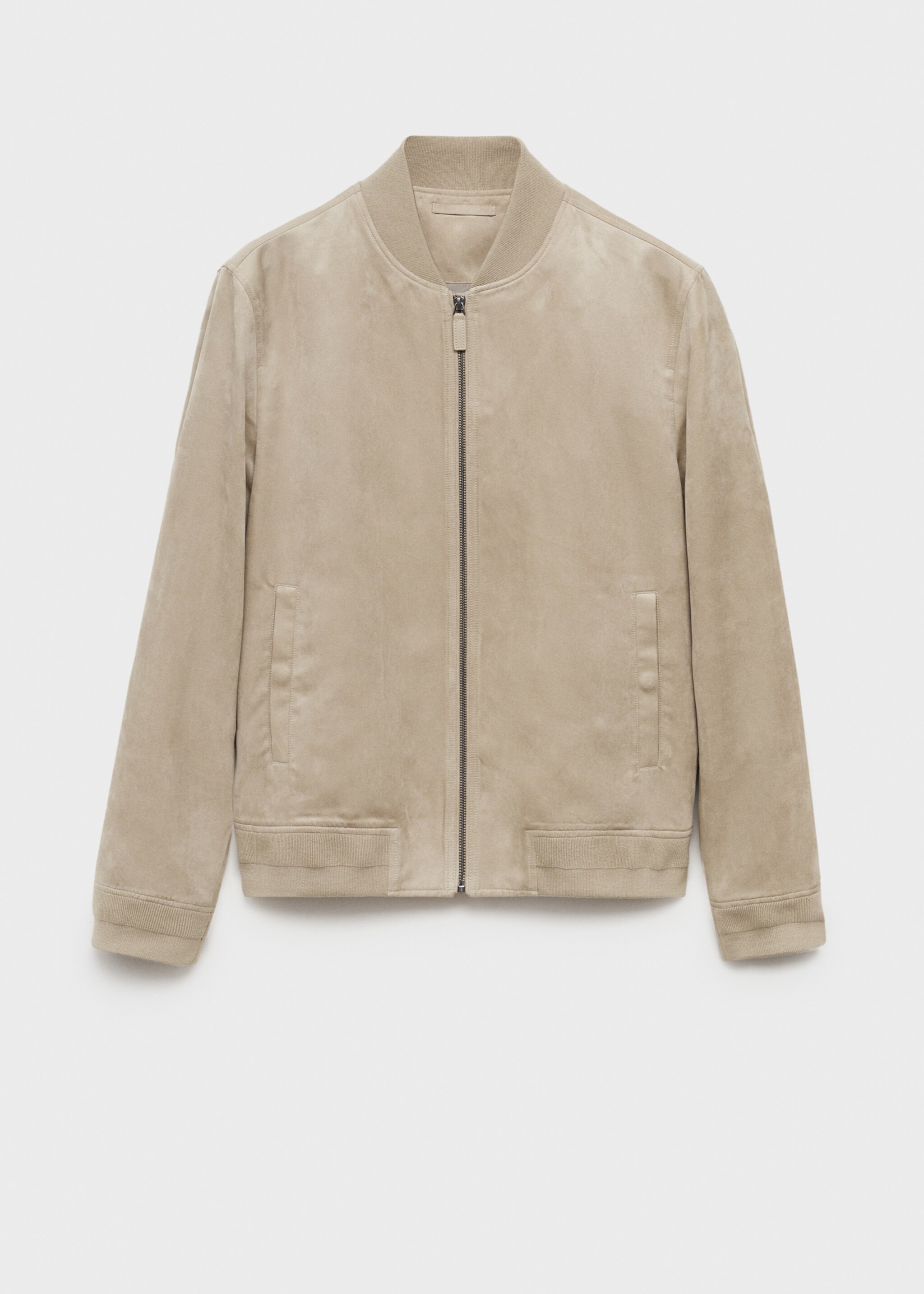 Veste bomber effet daim - Article sans modèle