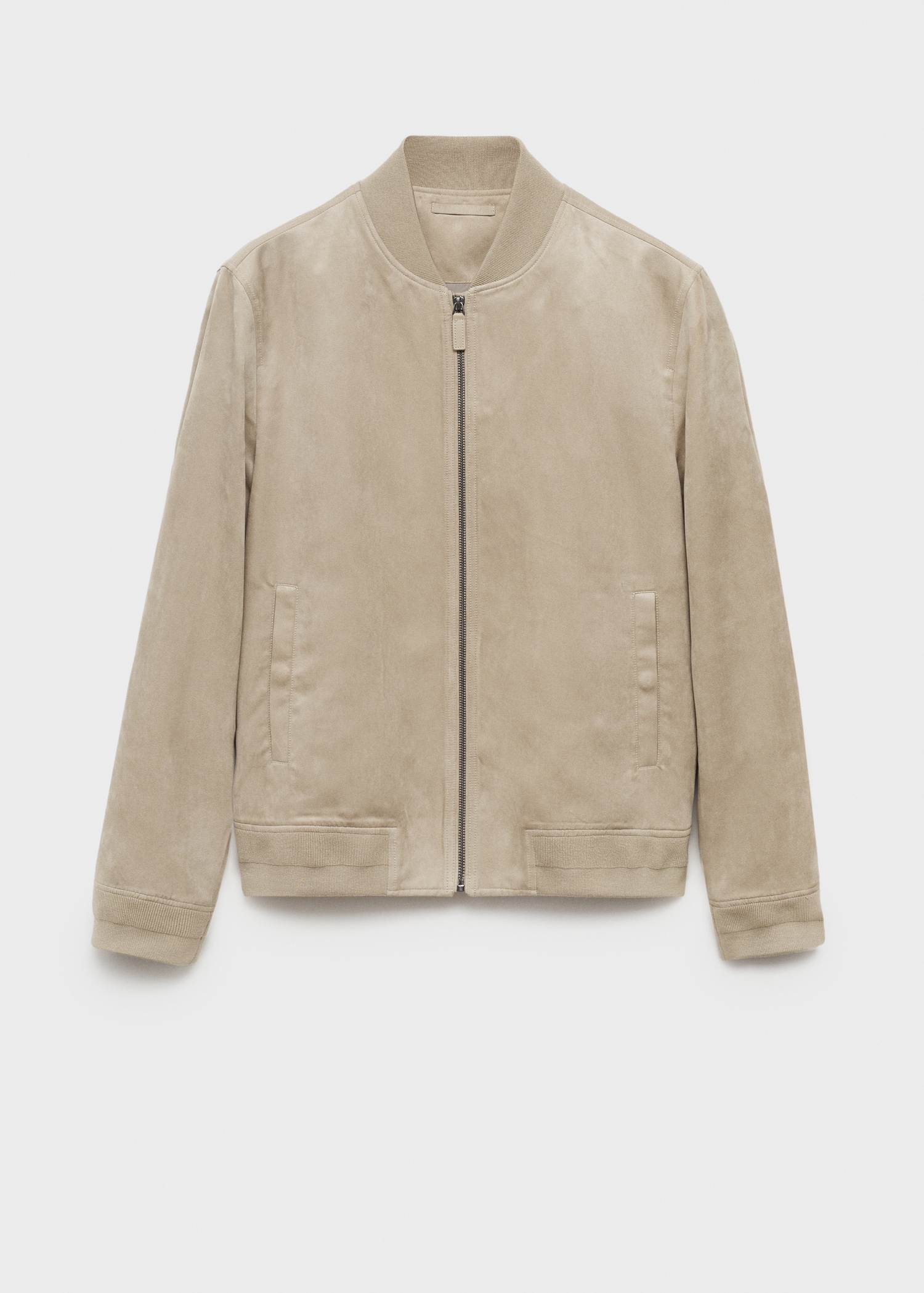 Veste bomber effet daim - Article sans modèle