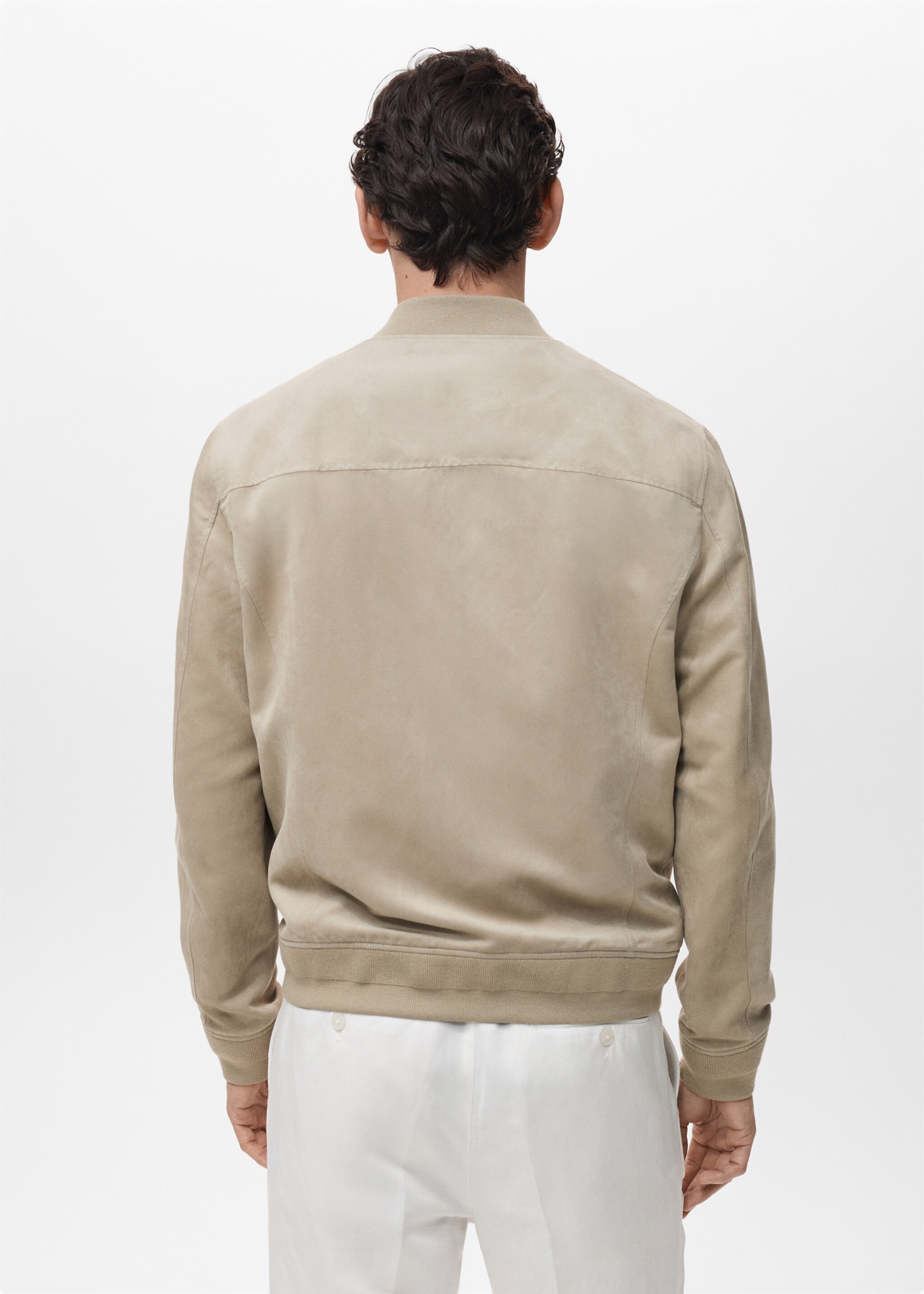 Veste bomber effet daim - Verso de l’article