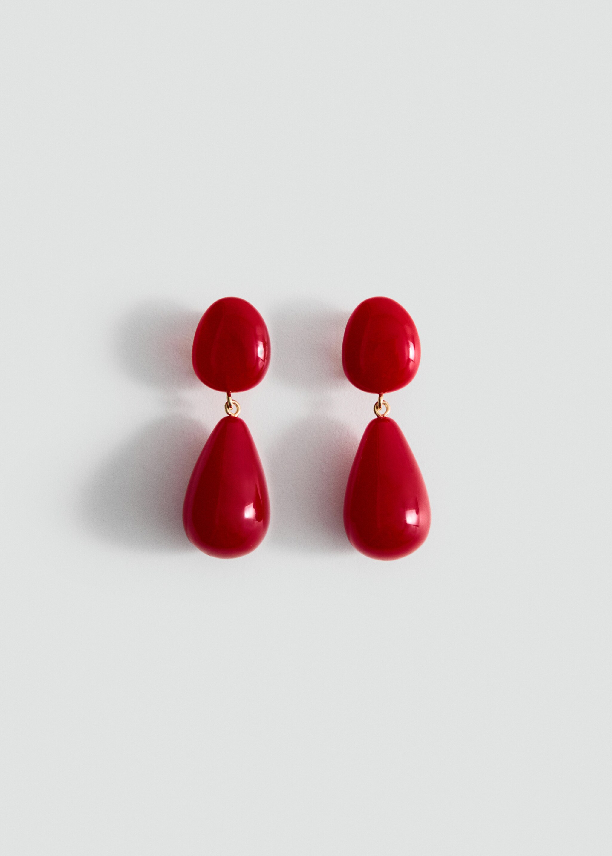 Resin drop earrings - Article without model