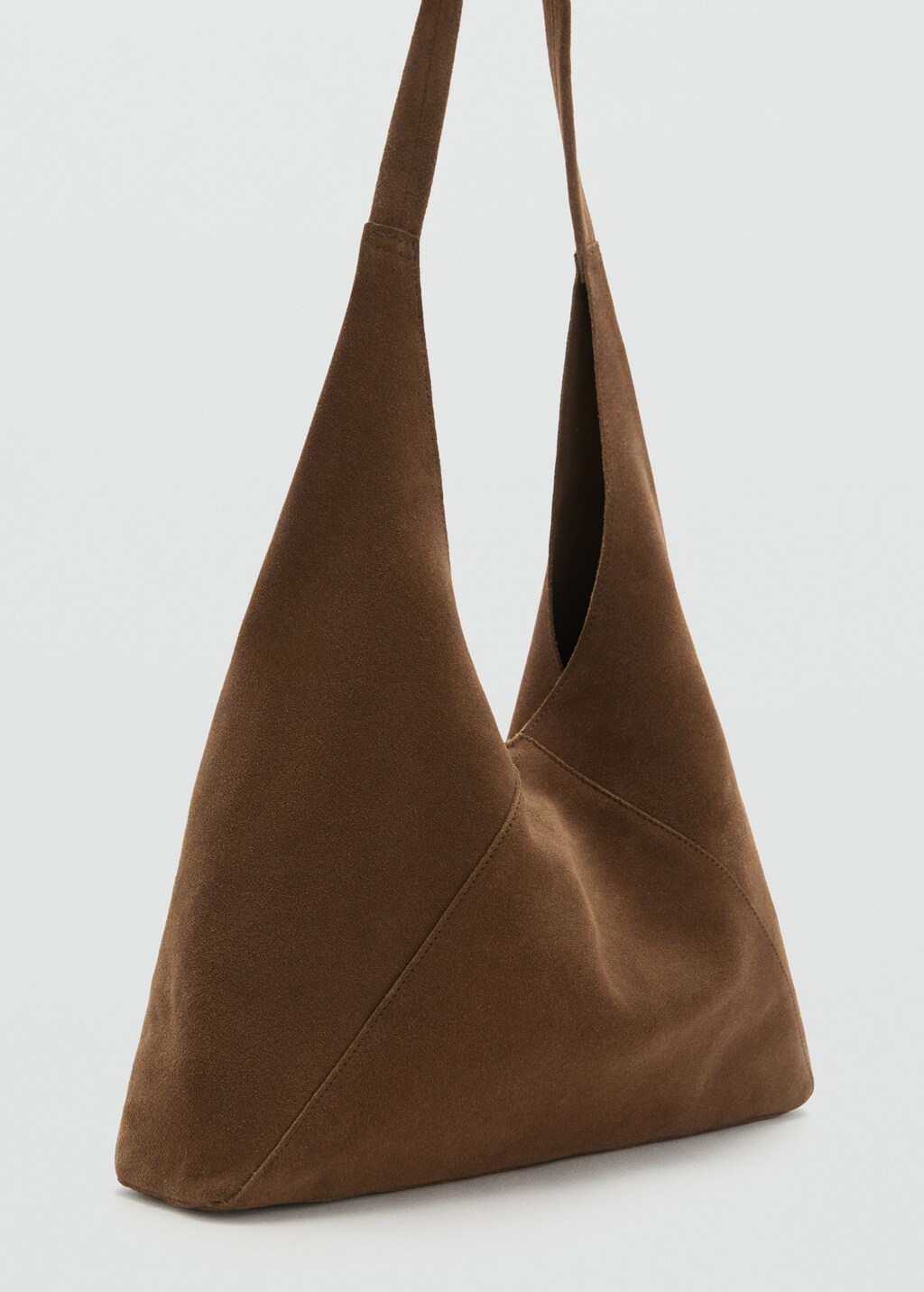 Suede shoulder bag - Women | MANGO Benin