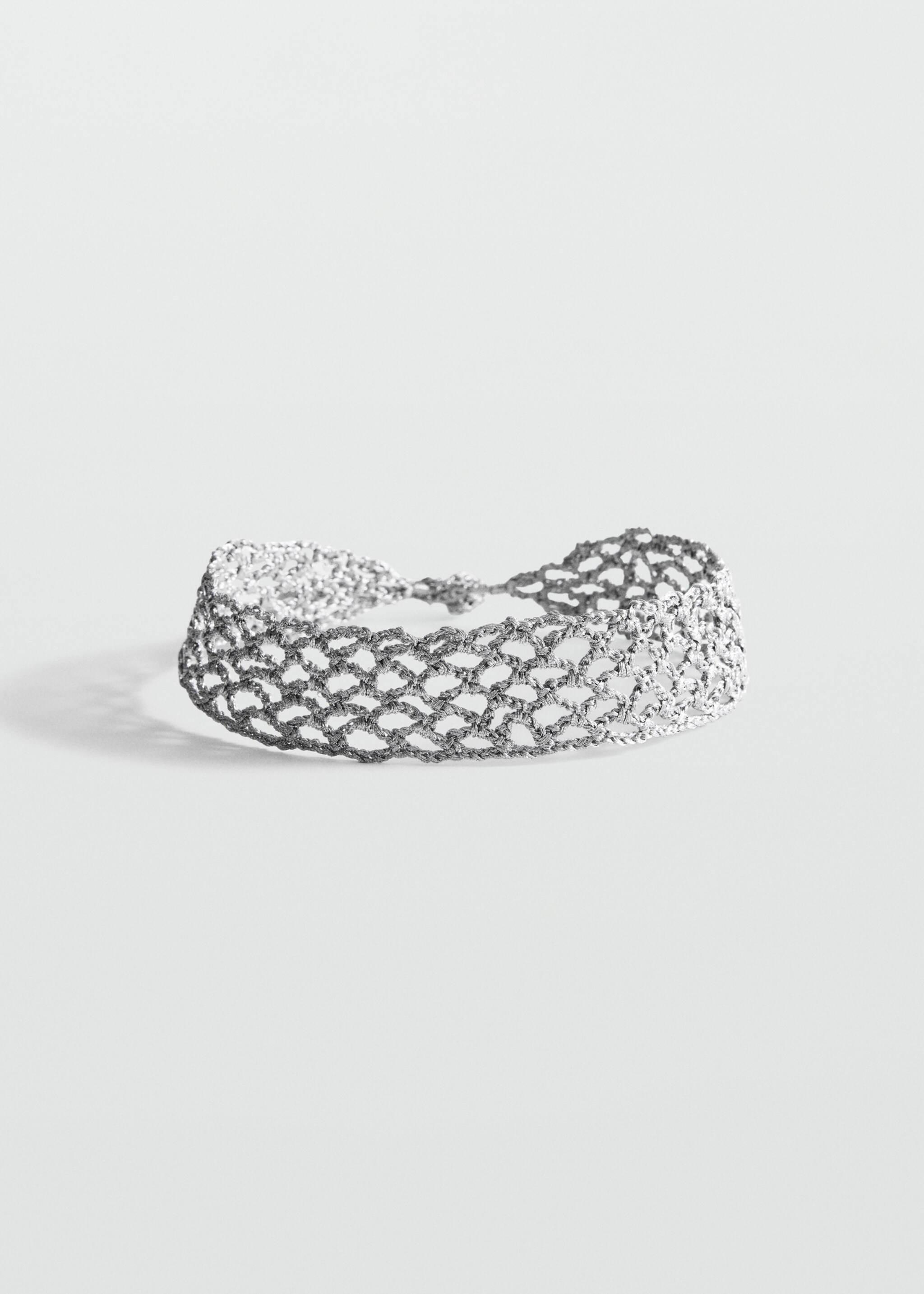 Lurex choker necklace - Article without model