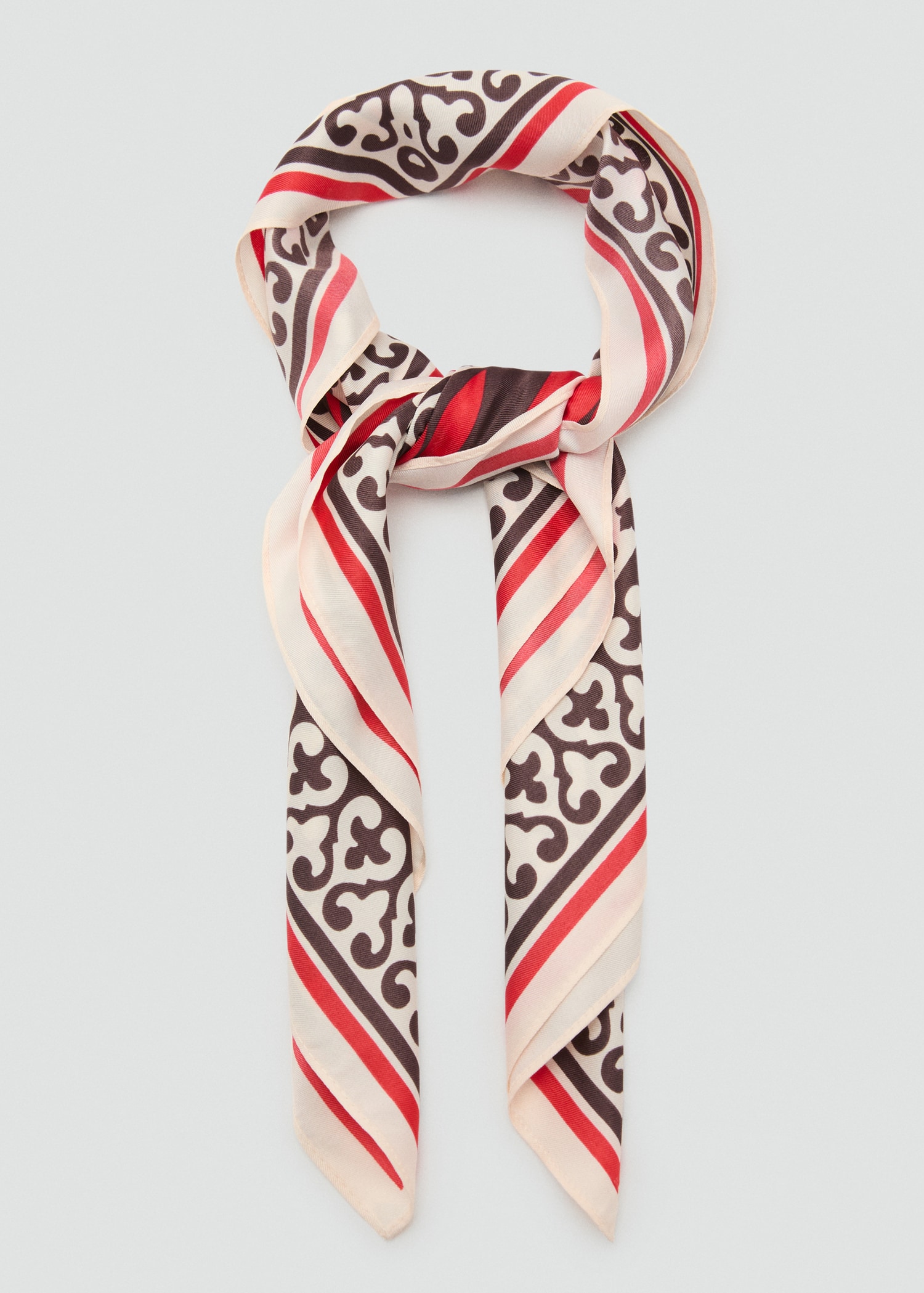 Foulard stampa foglie - Dettaglio dell'articolo 1