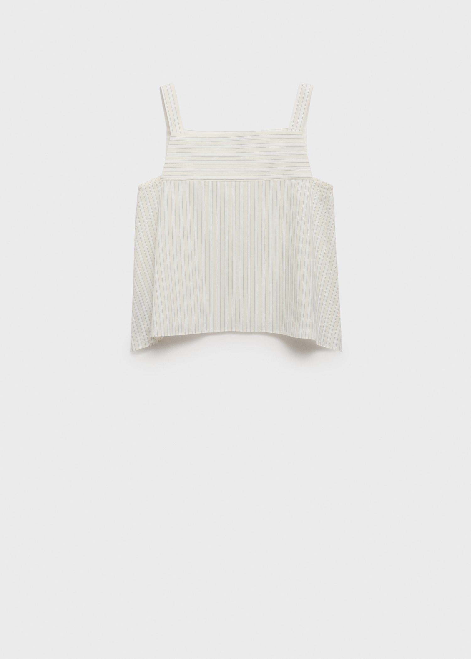 Striped strapless top - Article without model