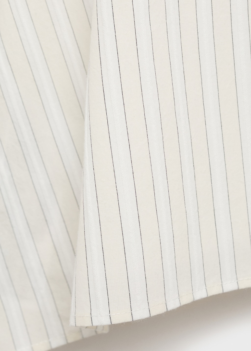 Striped strapless top