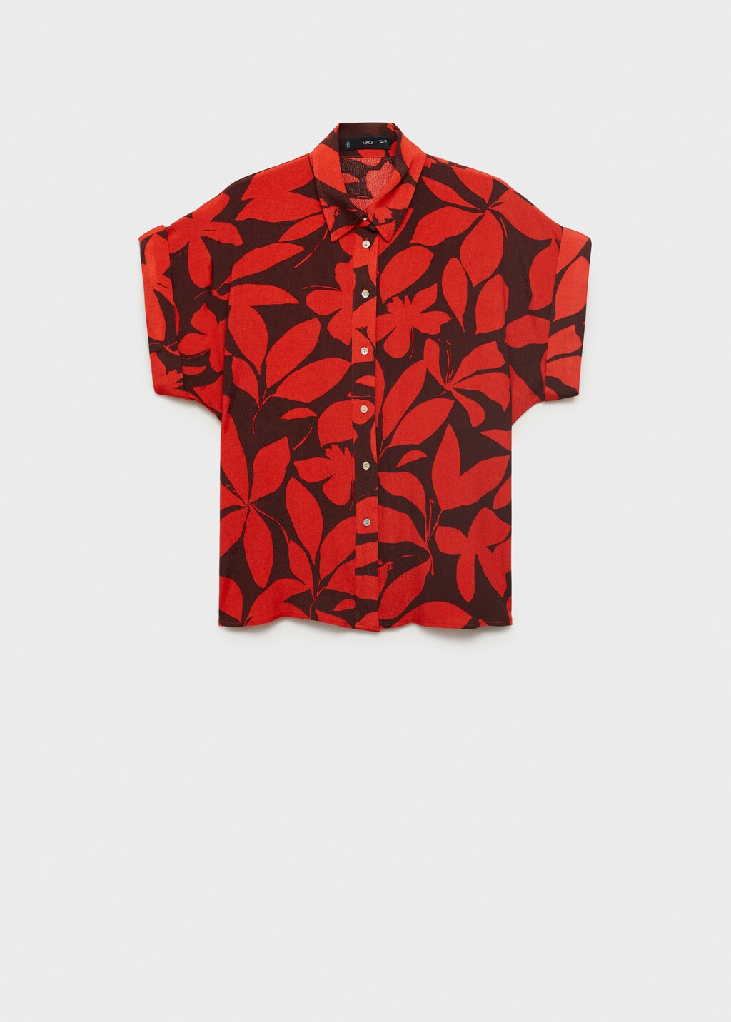 Printed short-sleeved shirt - Women | MANGO USA