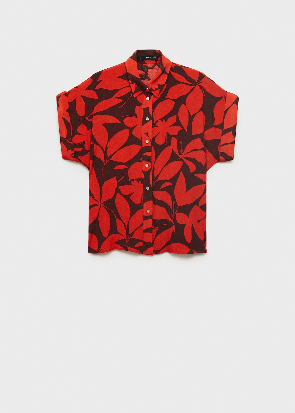 Printed short-sleeved shirt